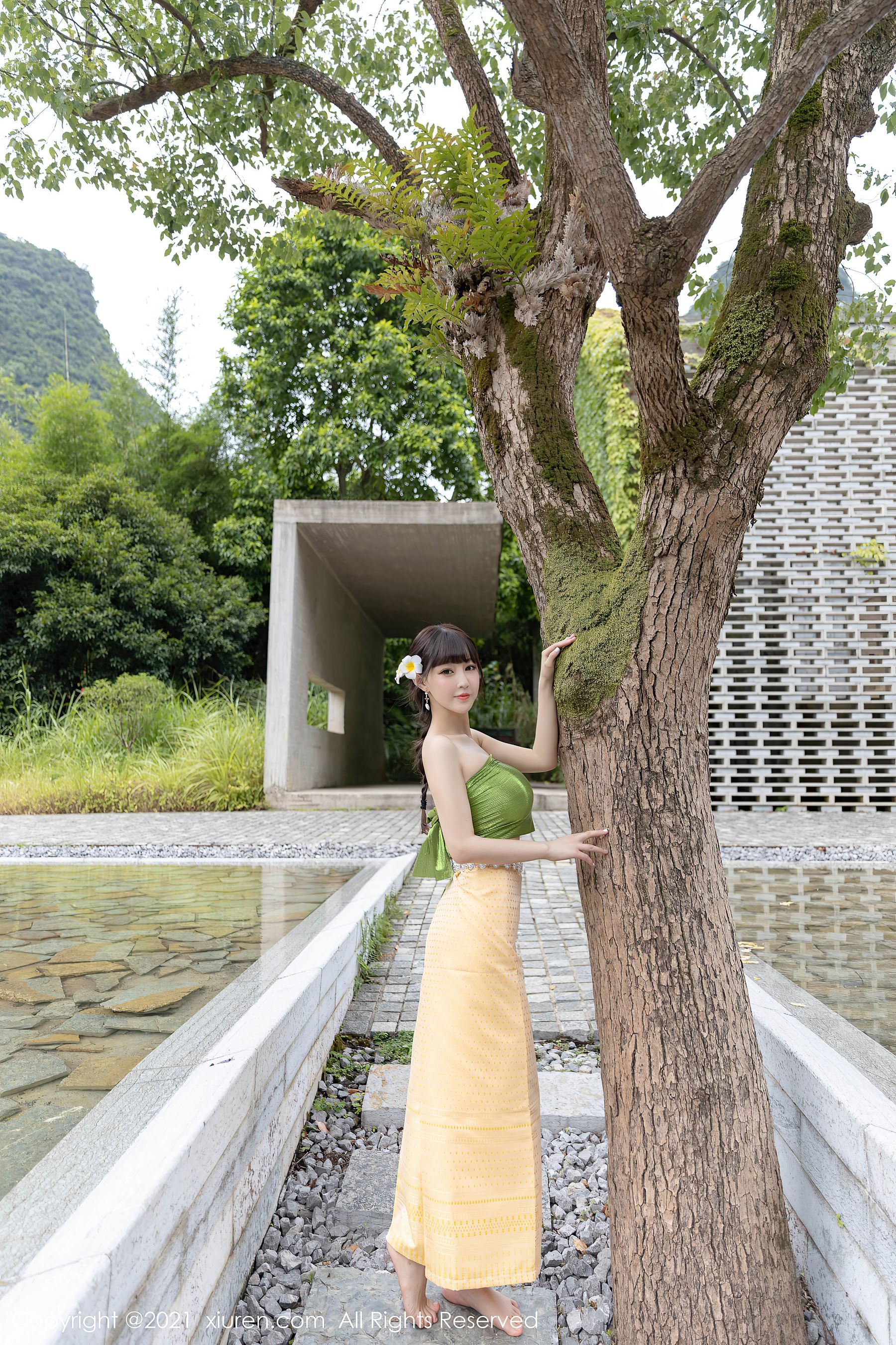 秀人XiuRen] Số 3971 Chu Khả Nhi Flower