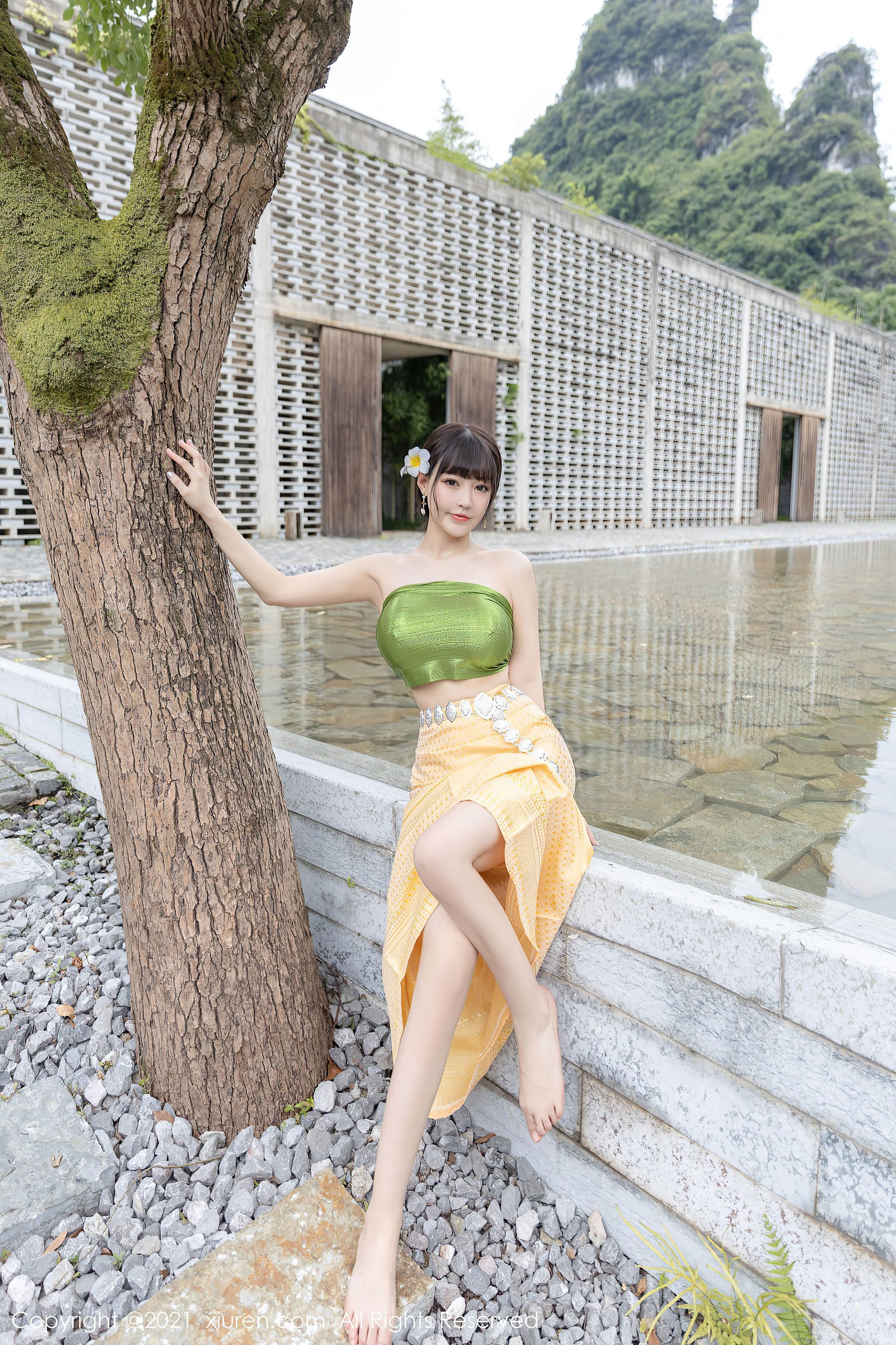 秀人XiuRen] Số 3971 Chu Khả Nhi Flower