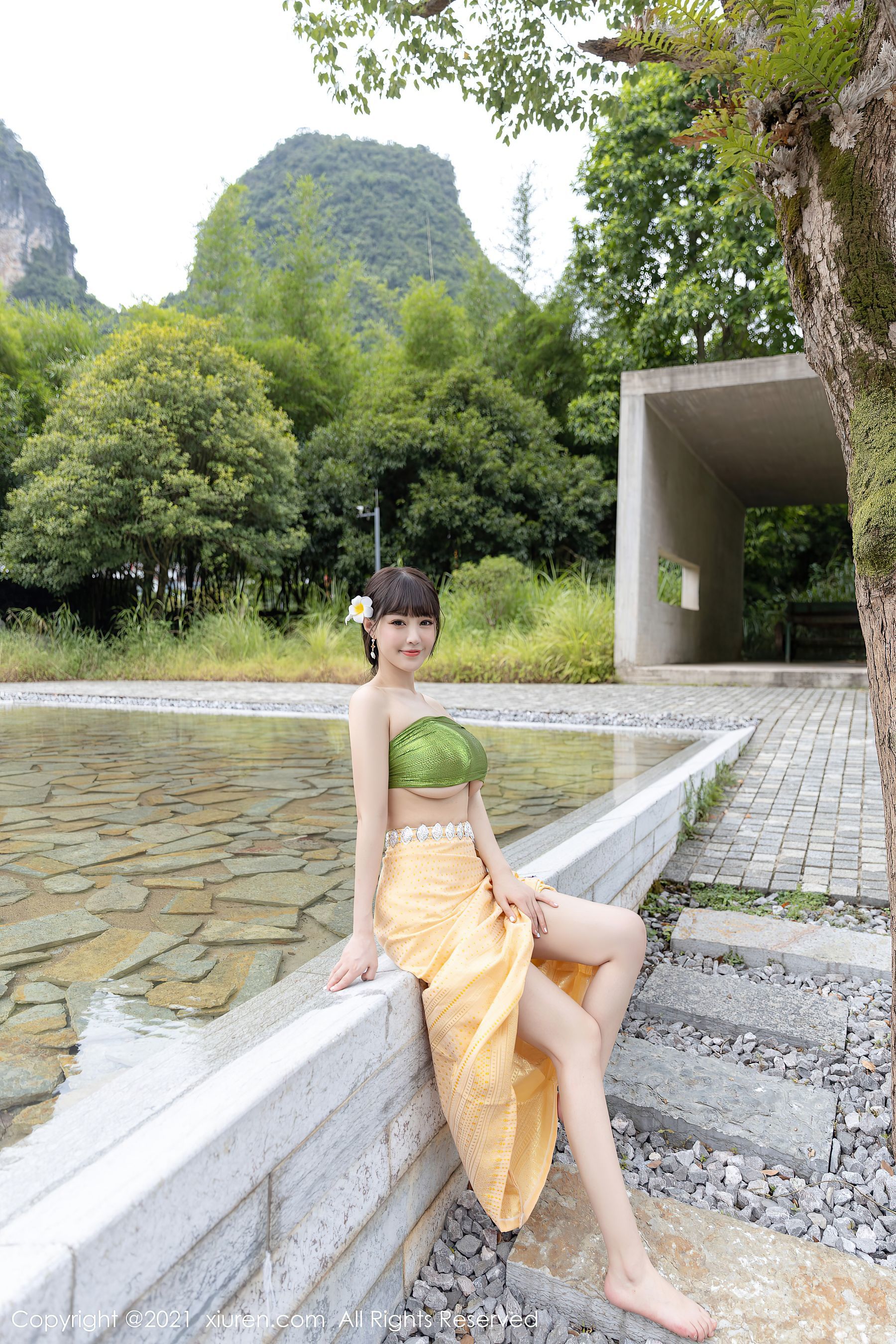 秀人XiuRen] Số 3971 Chu Khả Nhi Flower