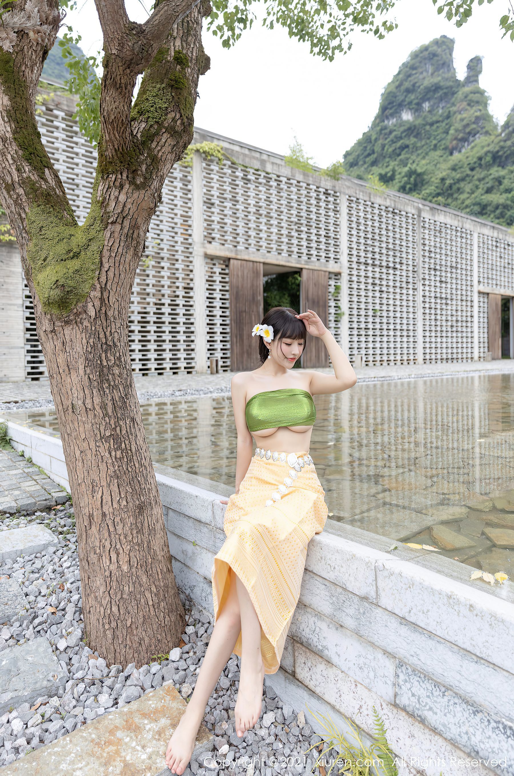 秀人XiuRen] Số 3971 Chu Khả Nhi Flower