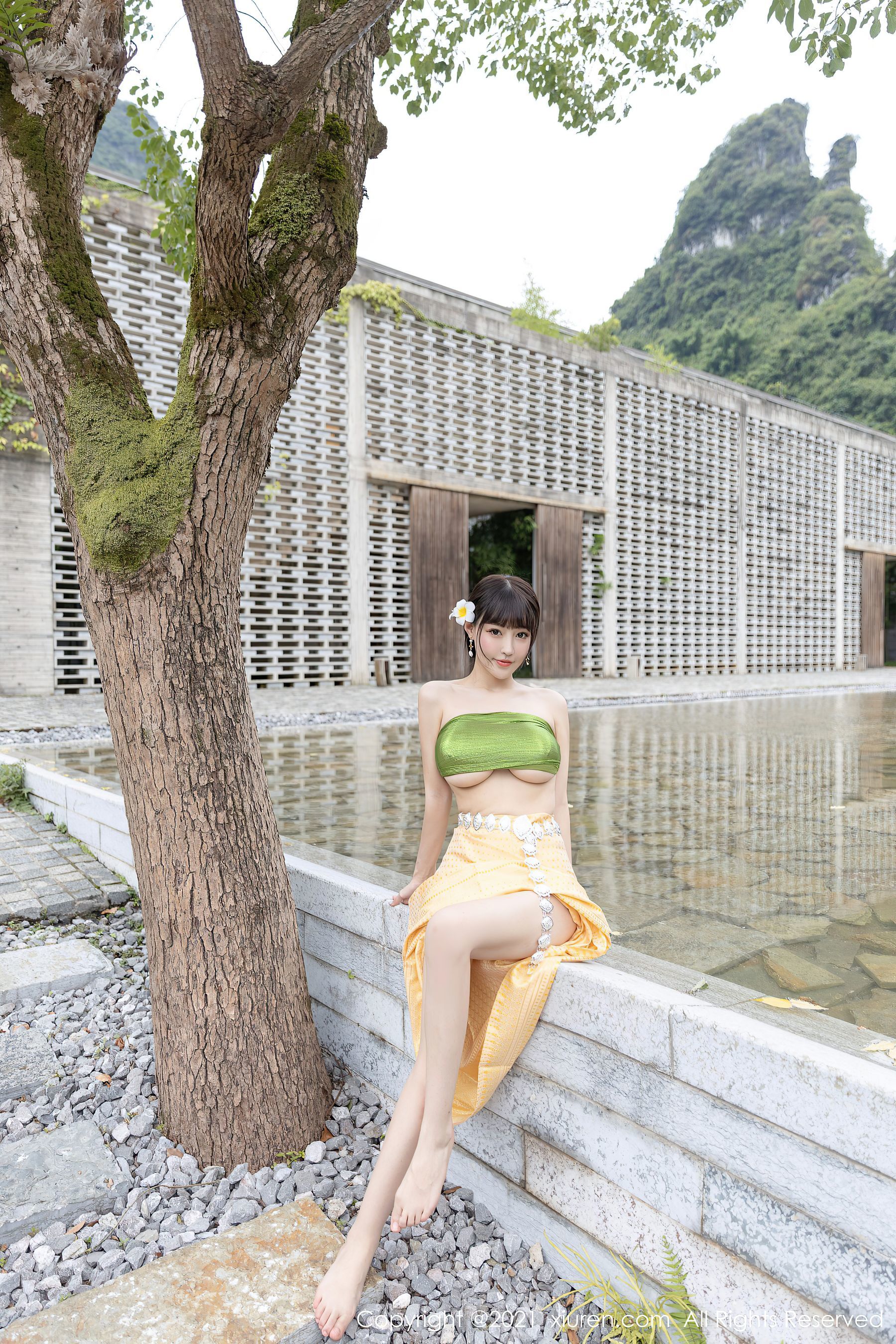 秀人XiuRen] Số 3971 Chu Khả Nhi Flower