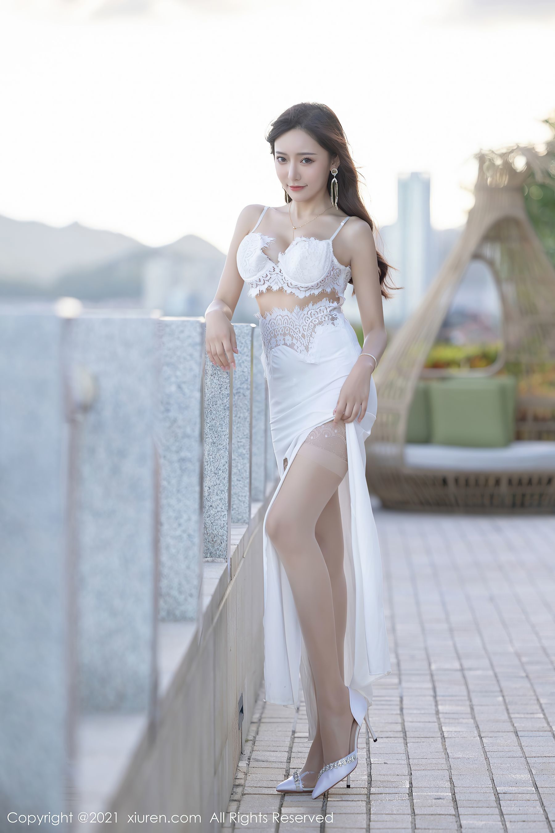 Bộ ảnh XiuRen No.4004 Wang Xinyao Yanni váy dài nữ thần
