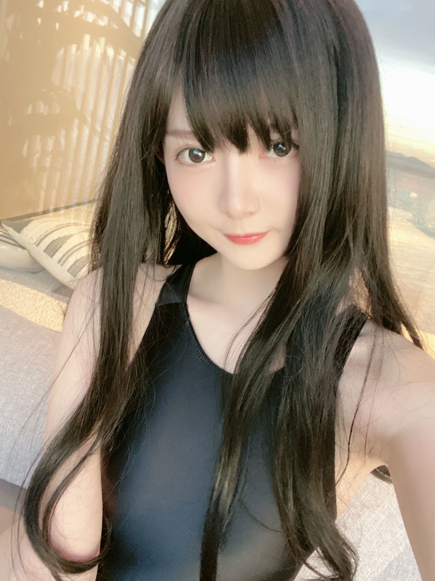 福利COS] 51醬 - 黑紅泳裝