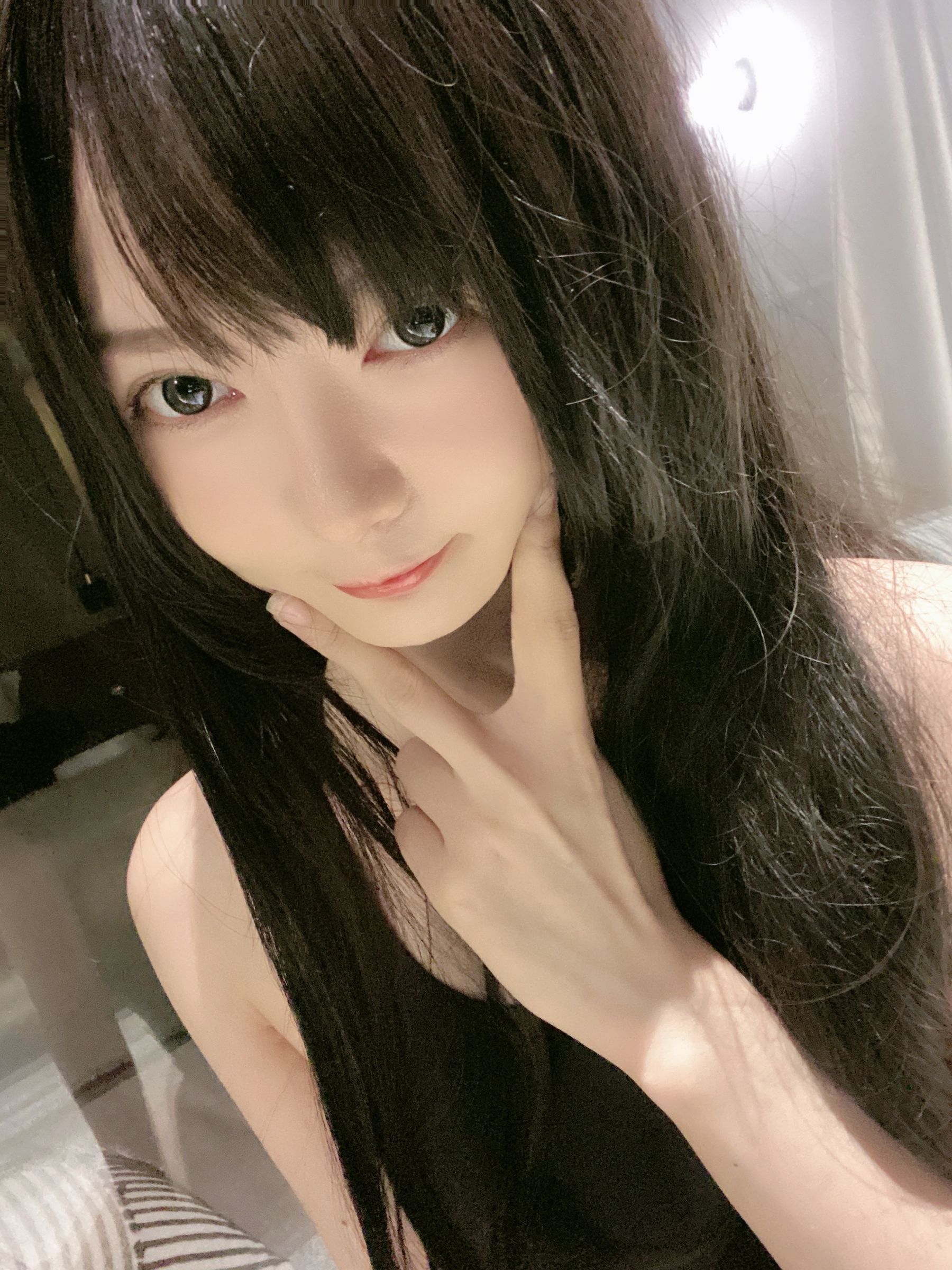 Welfare COS] 51 Jiang - Black and Red Swimsuit