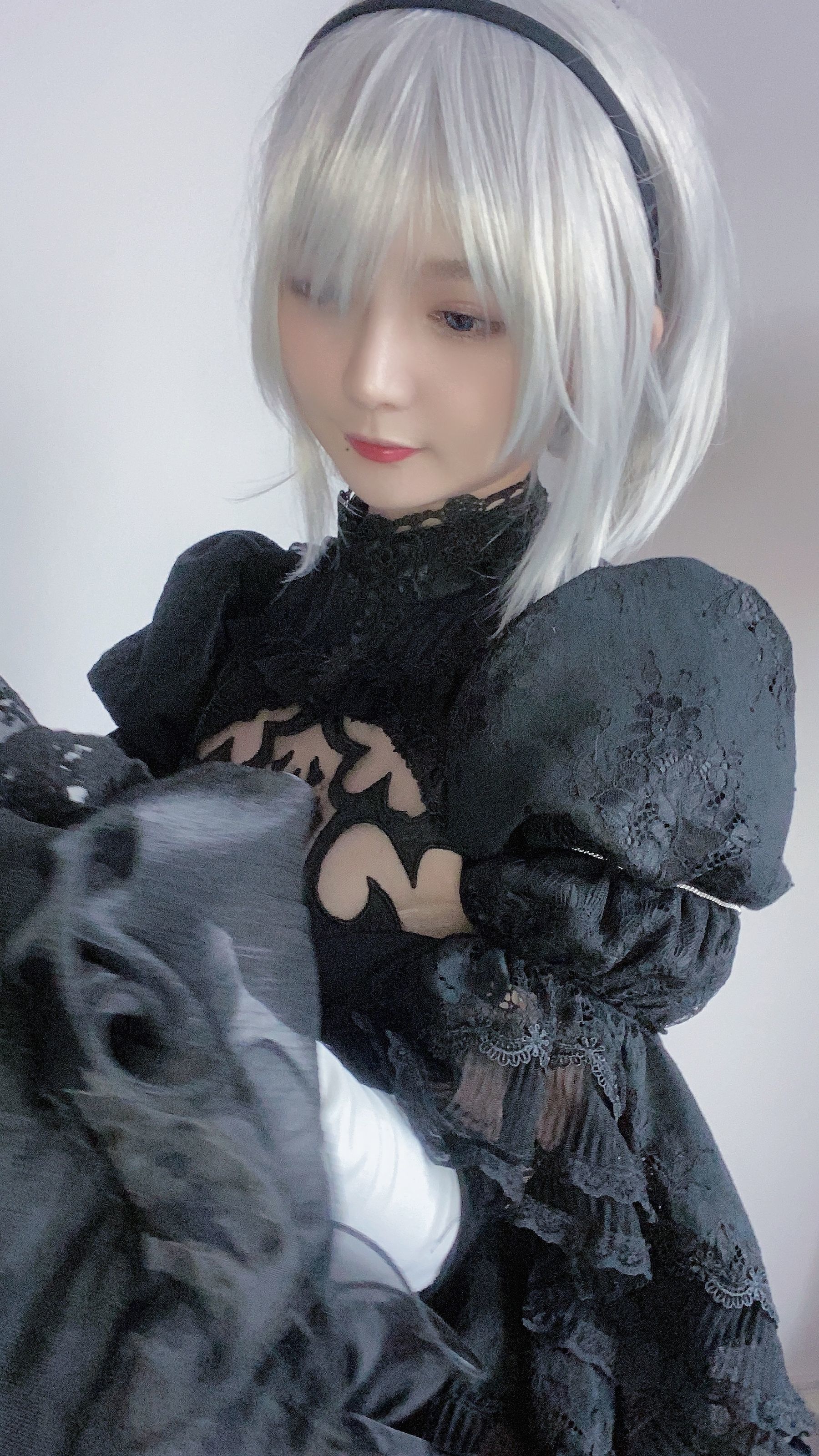 Phúc lợi COS] 51 Jiang - 2B váy cưới đen