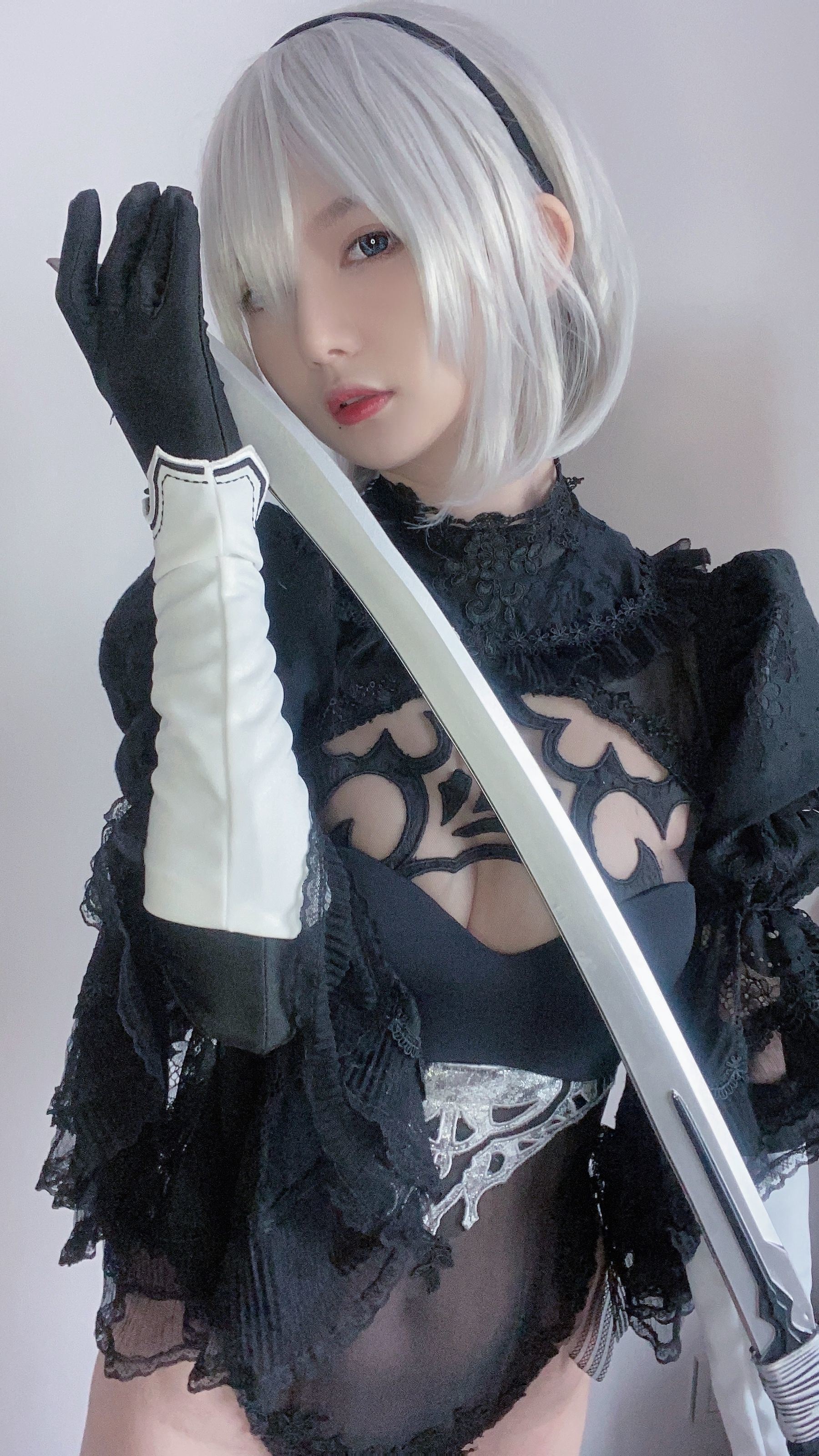 Phúc lợi COS] 51 Jiang - 2B váy cưới đen
