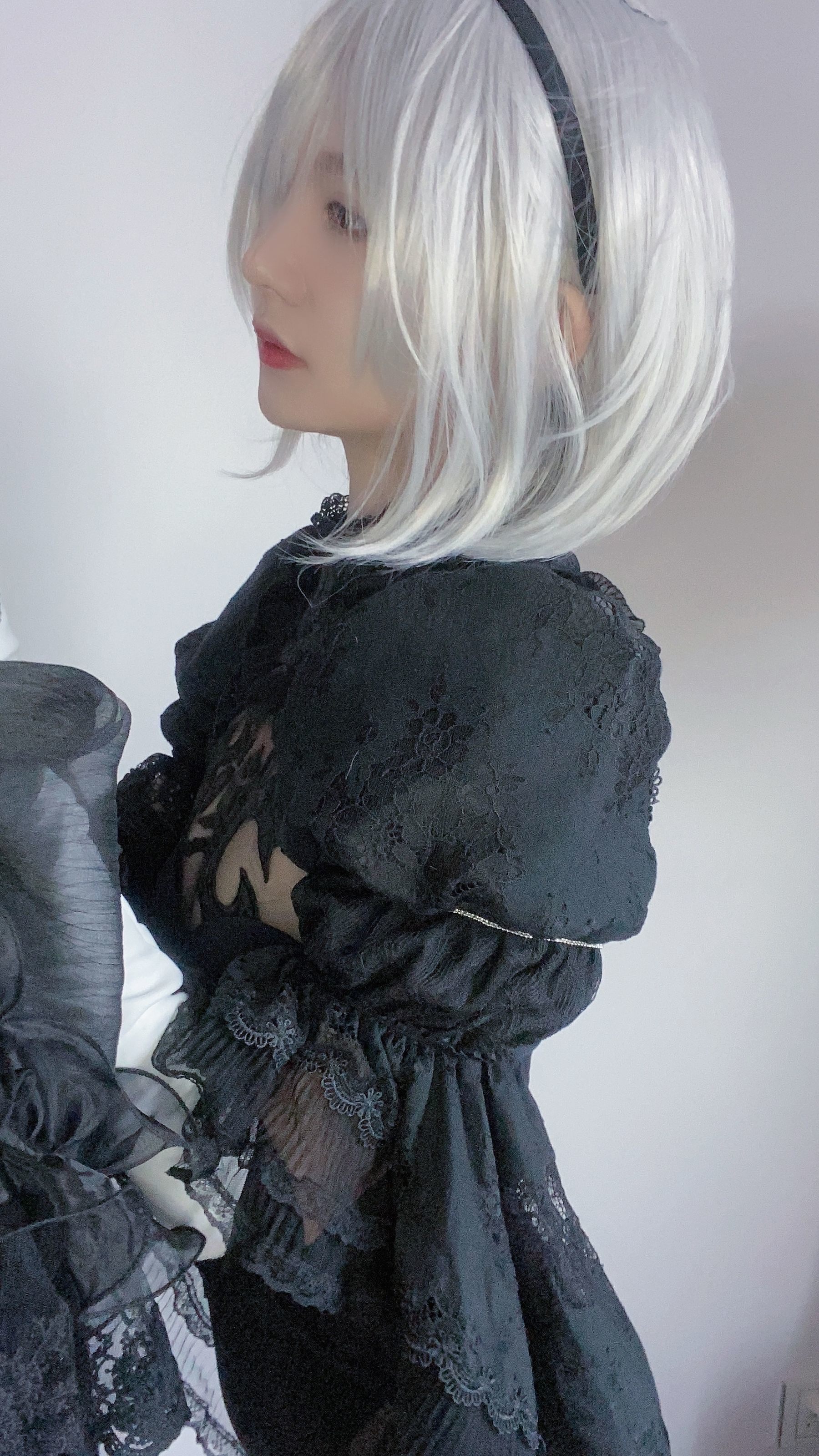福祉COS] 51ちゃん - 2B 黒いウェディングドレス