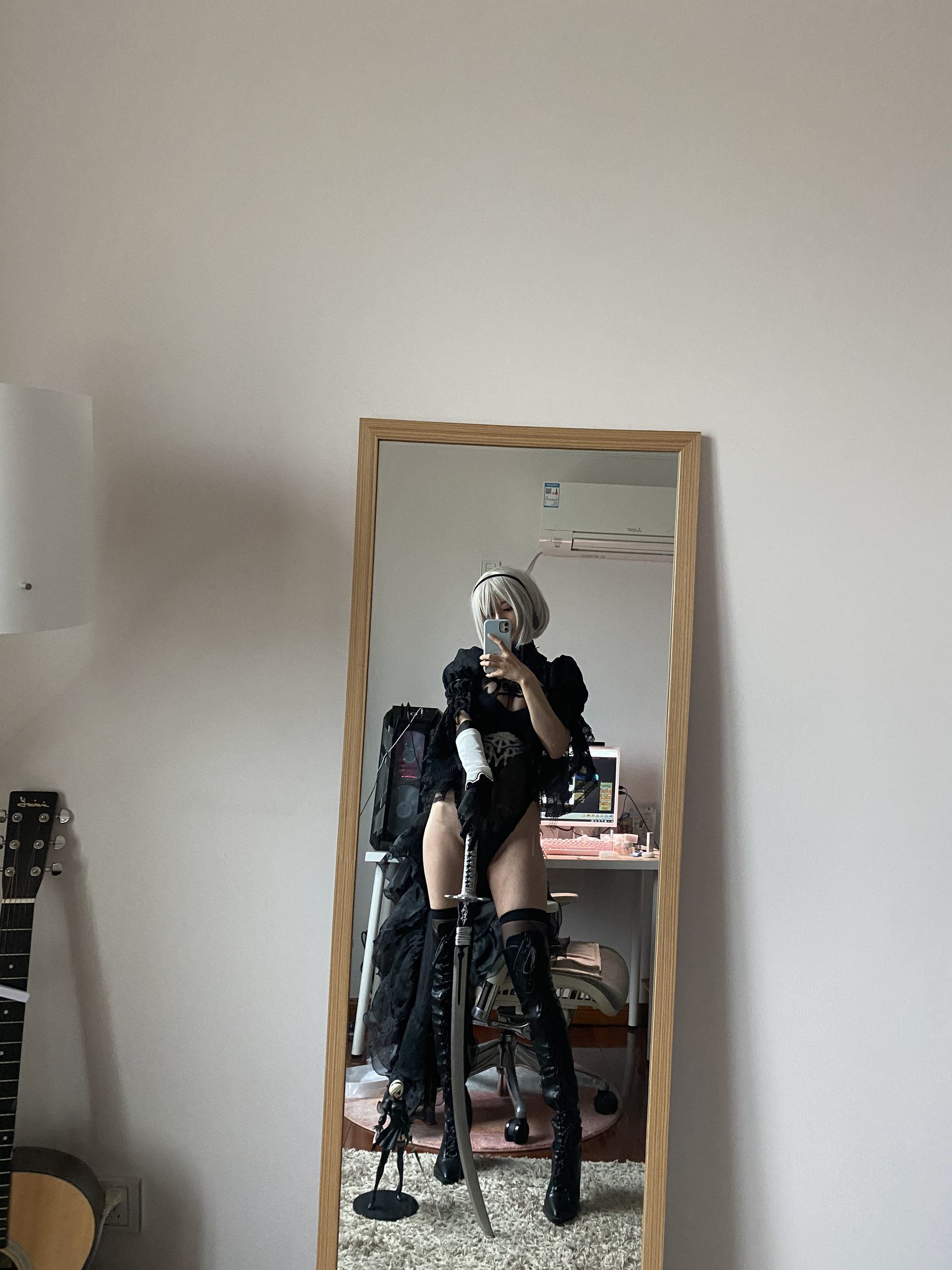 福祉COS] 51ちゃん - 2B 黒いウェディングドレス
