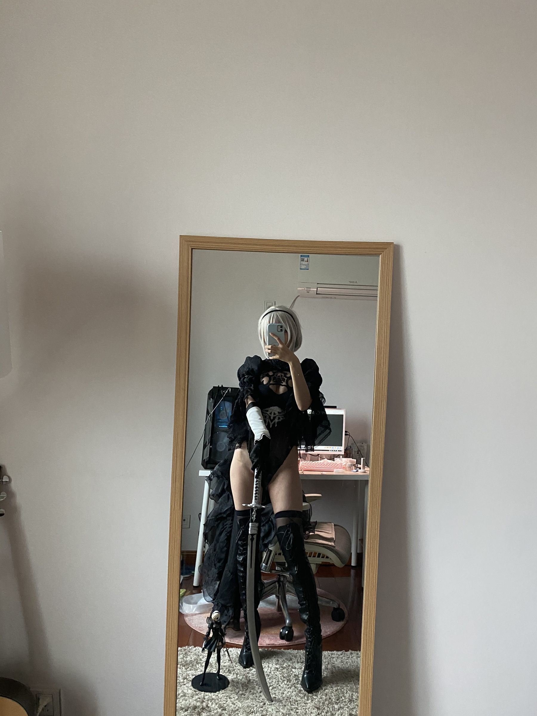 福祉COS] 51ちゃん - 2B 黒いウェディングドレス
