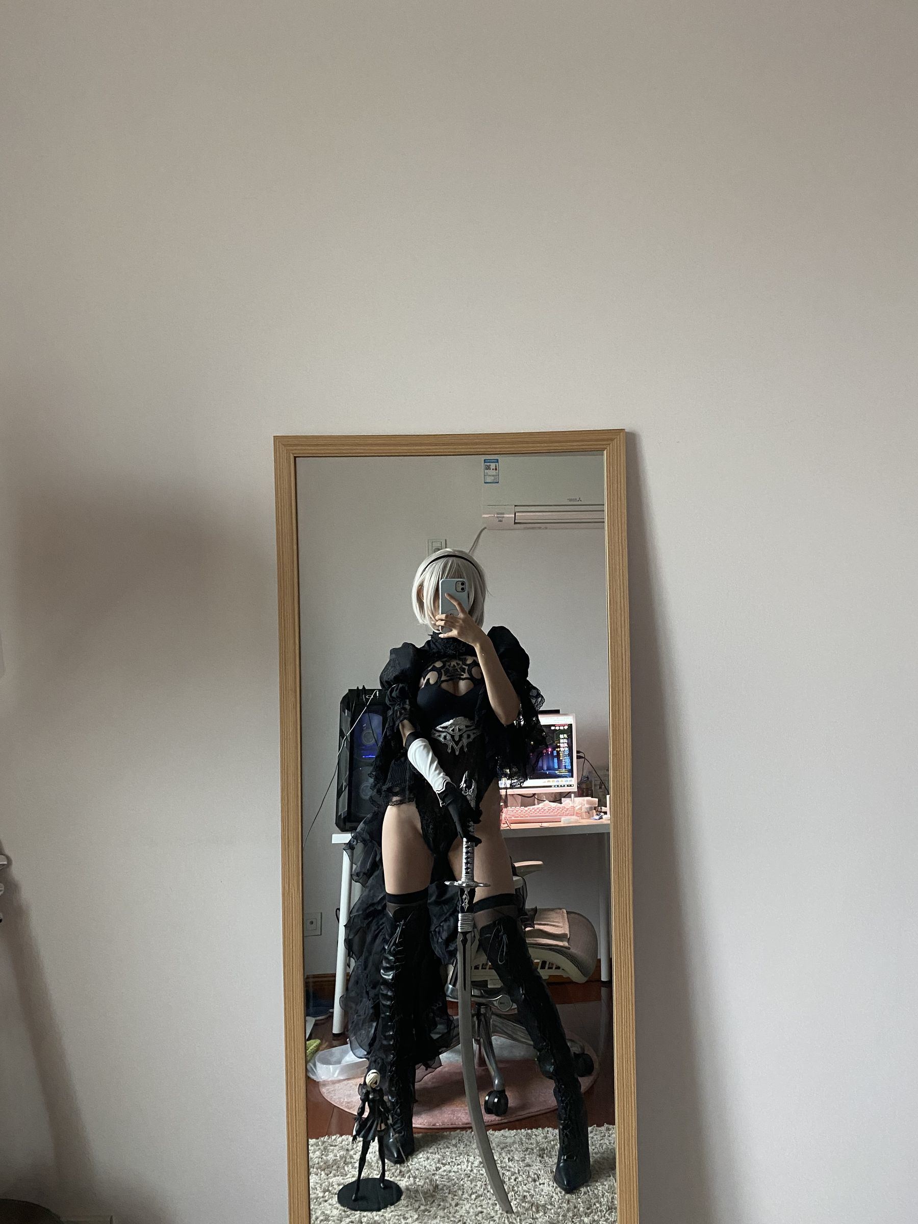 福祉COS] 51ちゃん - 2B 黒いウェディングドレス