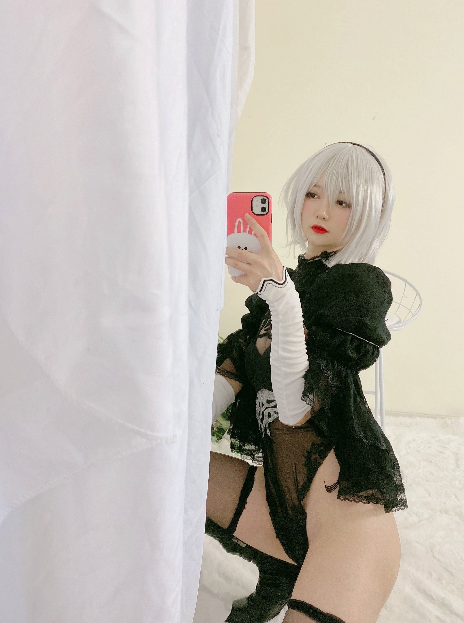 福祉COS] 51ちゃん - 2B 黒いウェディングドレス
