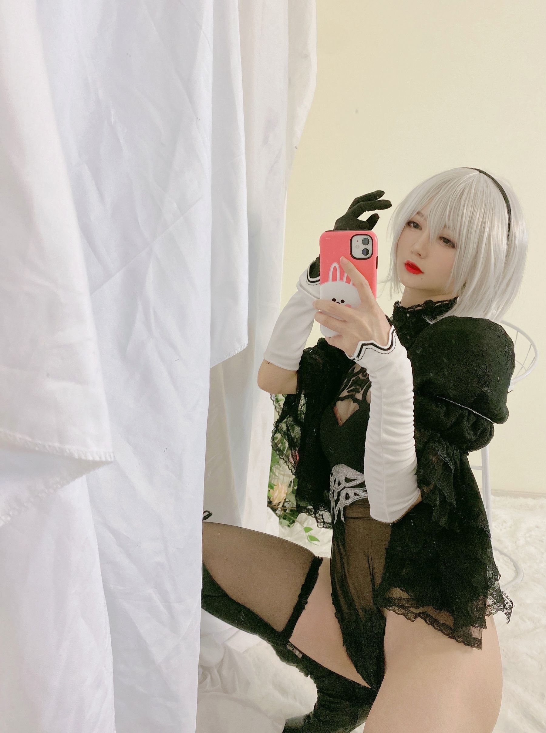 福祉COS] 51ちゃん - 2B 黒いウェディングドレス