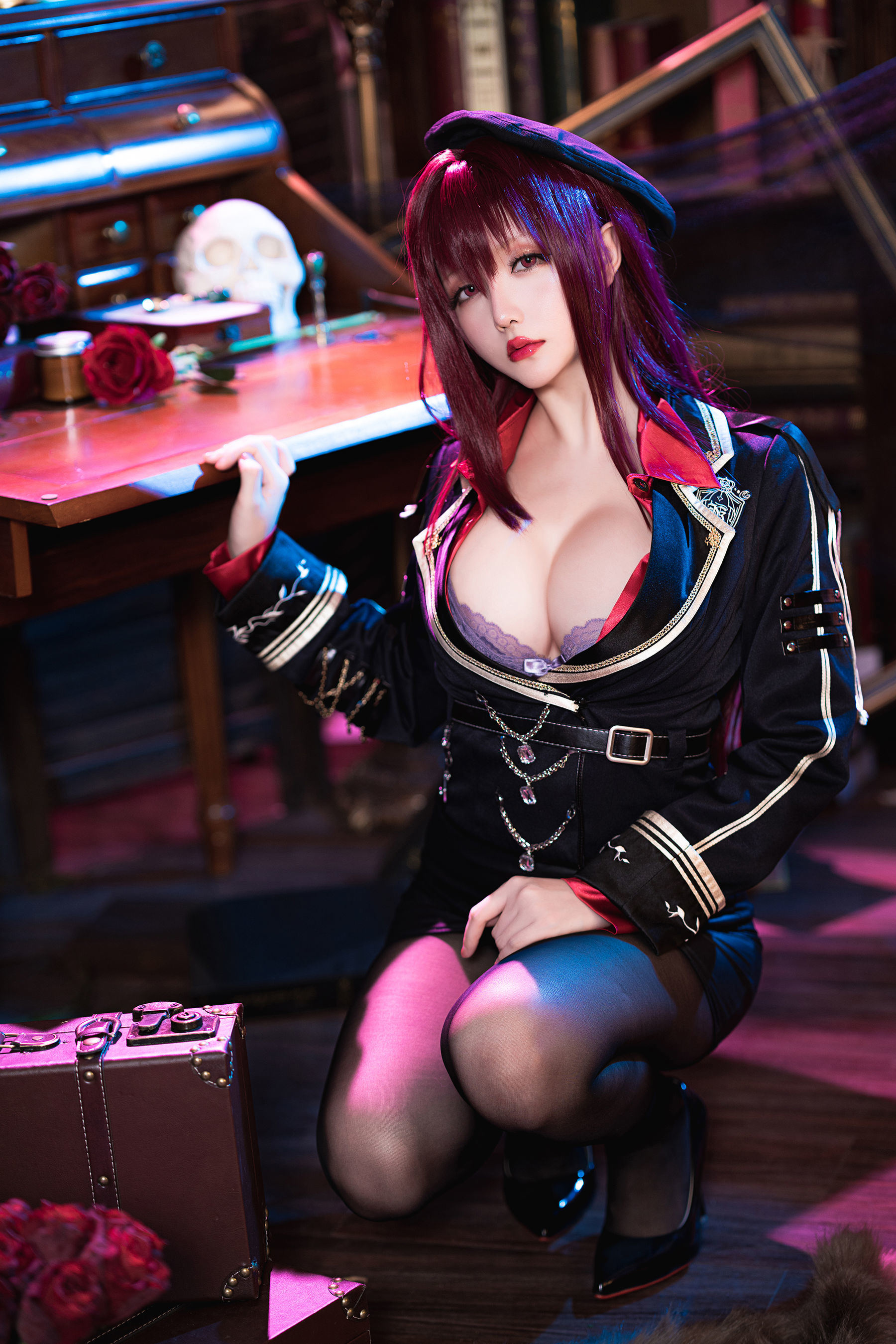 Welfare COS] Coser Miss Xing Zhi Chi Chi - Scáthach - True Red Teaching Spear