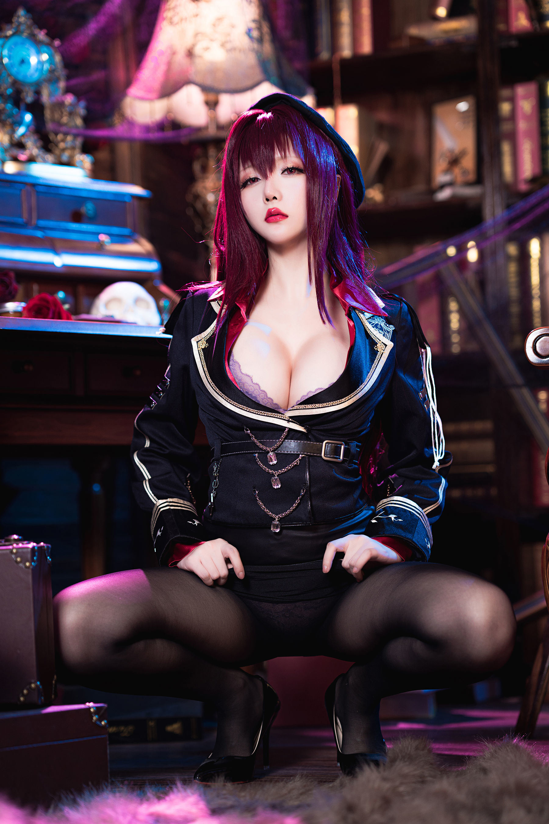 Welfare COS] Coser Miss Xing Zhi Chi Chi - Scáthach - True Red Teaching Spear