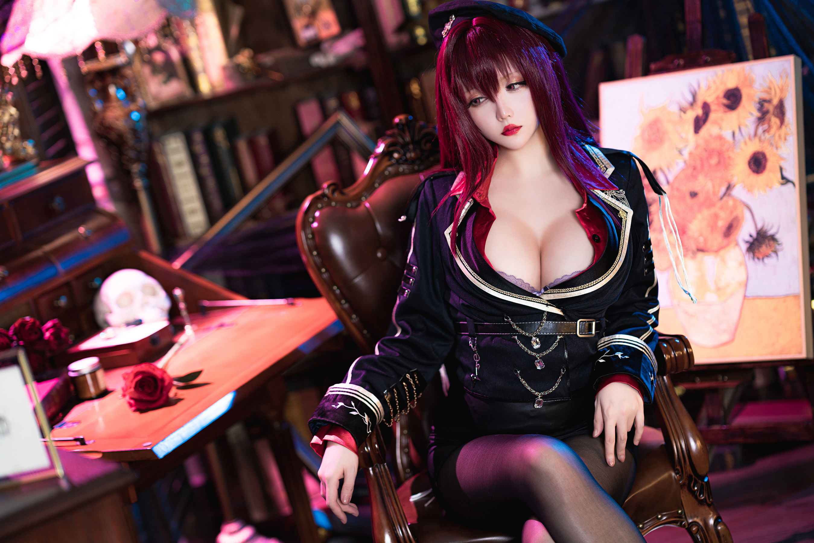 Welfare COS] Coser Miss Xing Zhi Chi Chi - Scáthach - True Red Teaching Spear