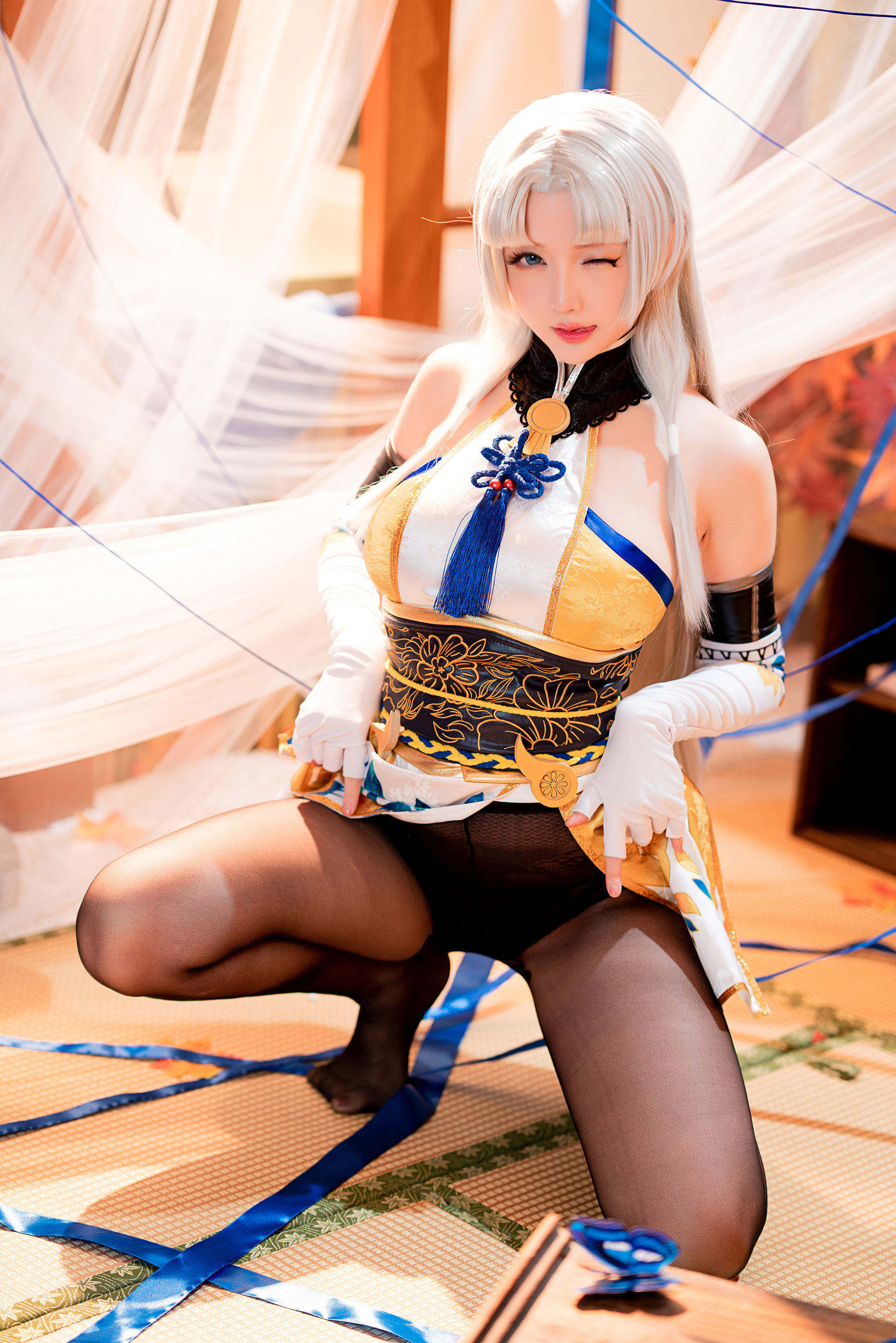 福利COS] Coser小姐姐星之遲遲 - 胡桃