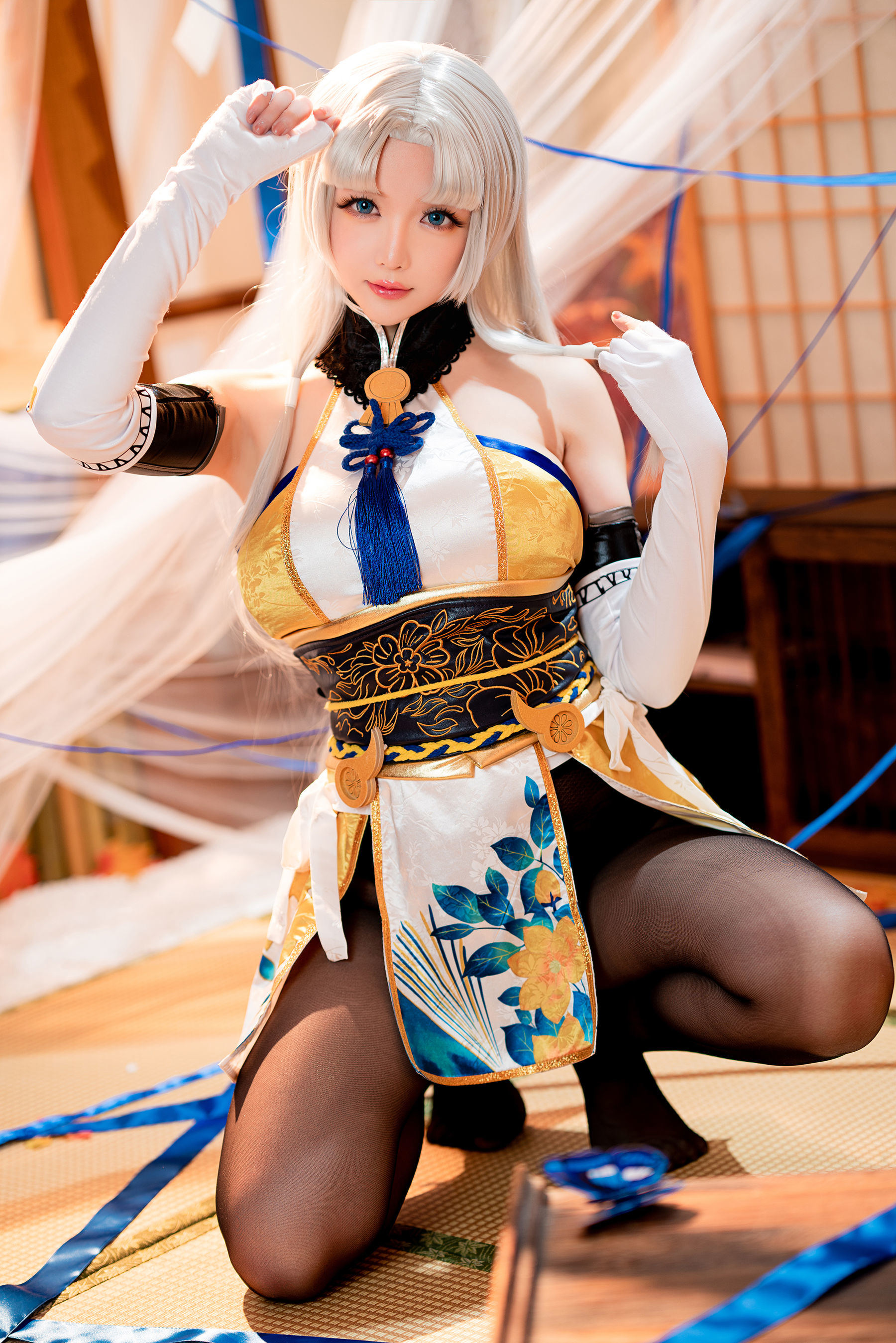 福利COS] Coser小姐姐星之遲遲 - 胡桃