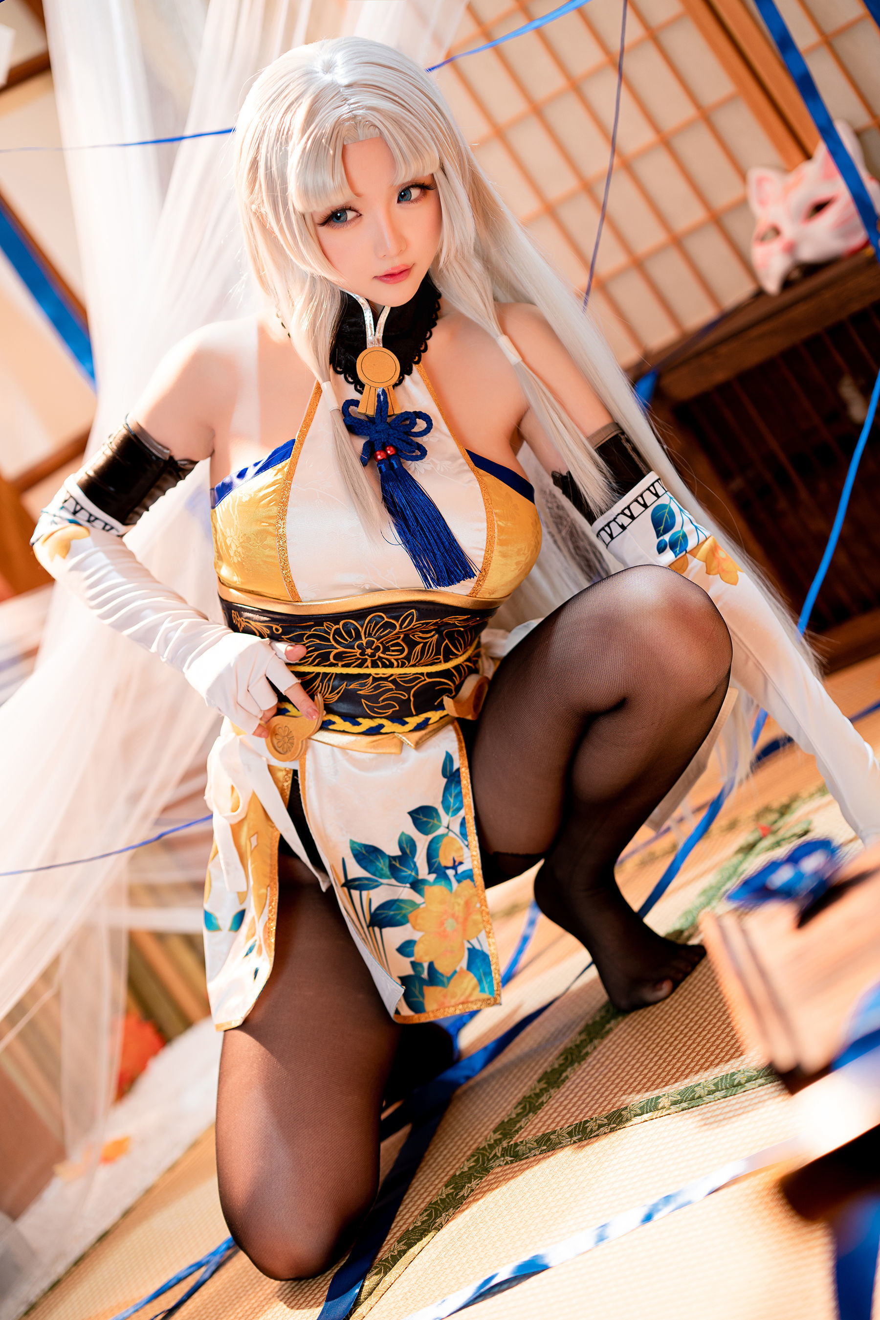 福利COS] Coser小姐姐星之遲遲 - 胡桃