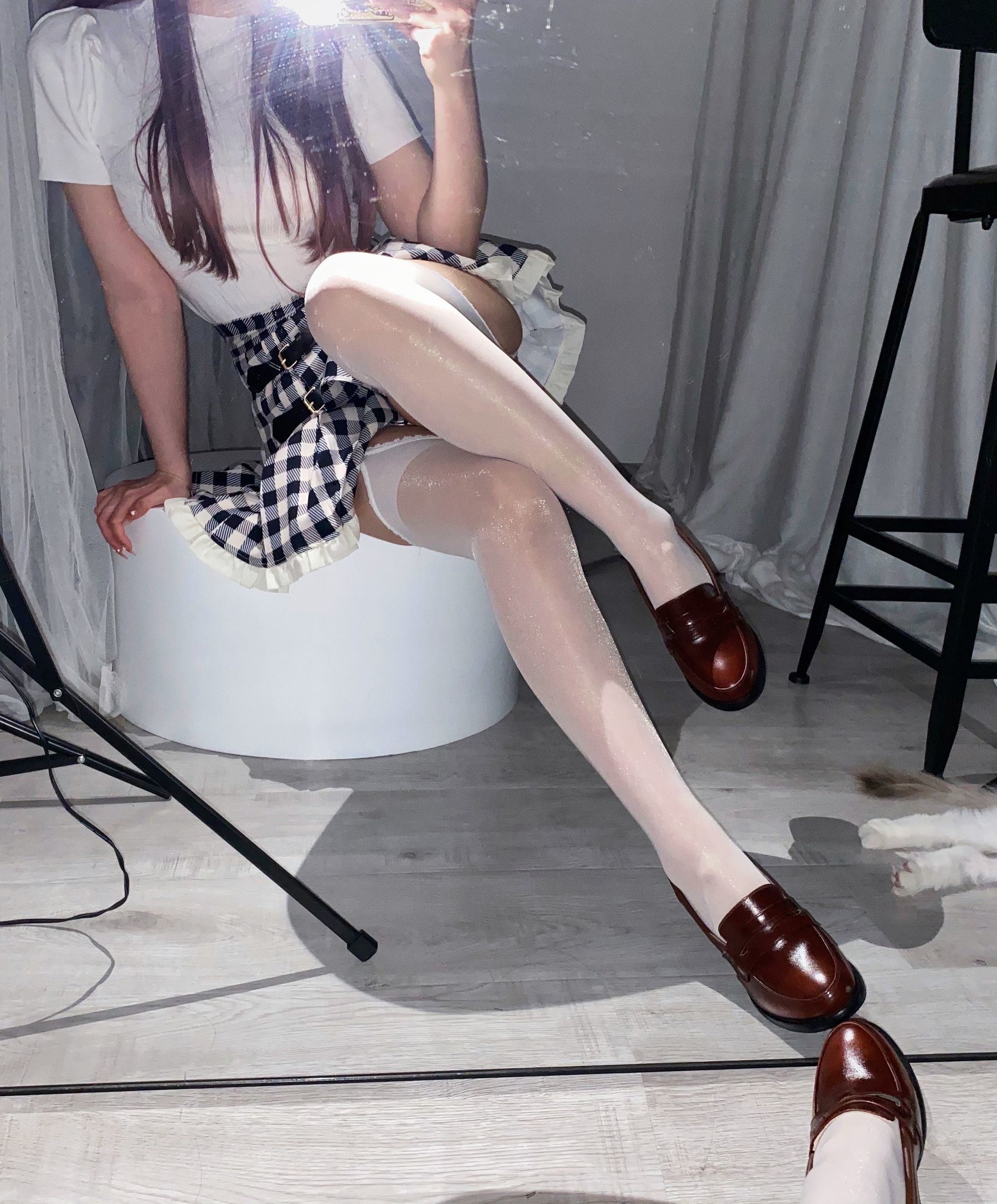 福利COS] Coser小姐姐白銀 - 白絲兔女郎