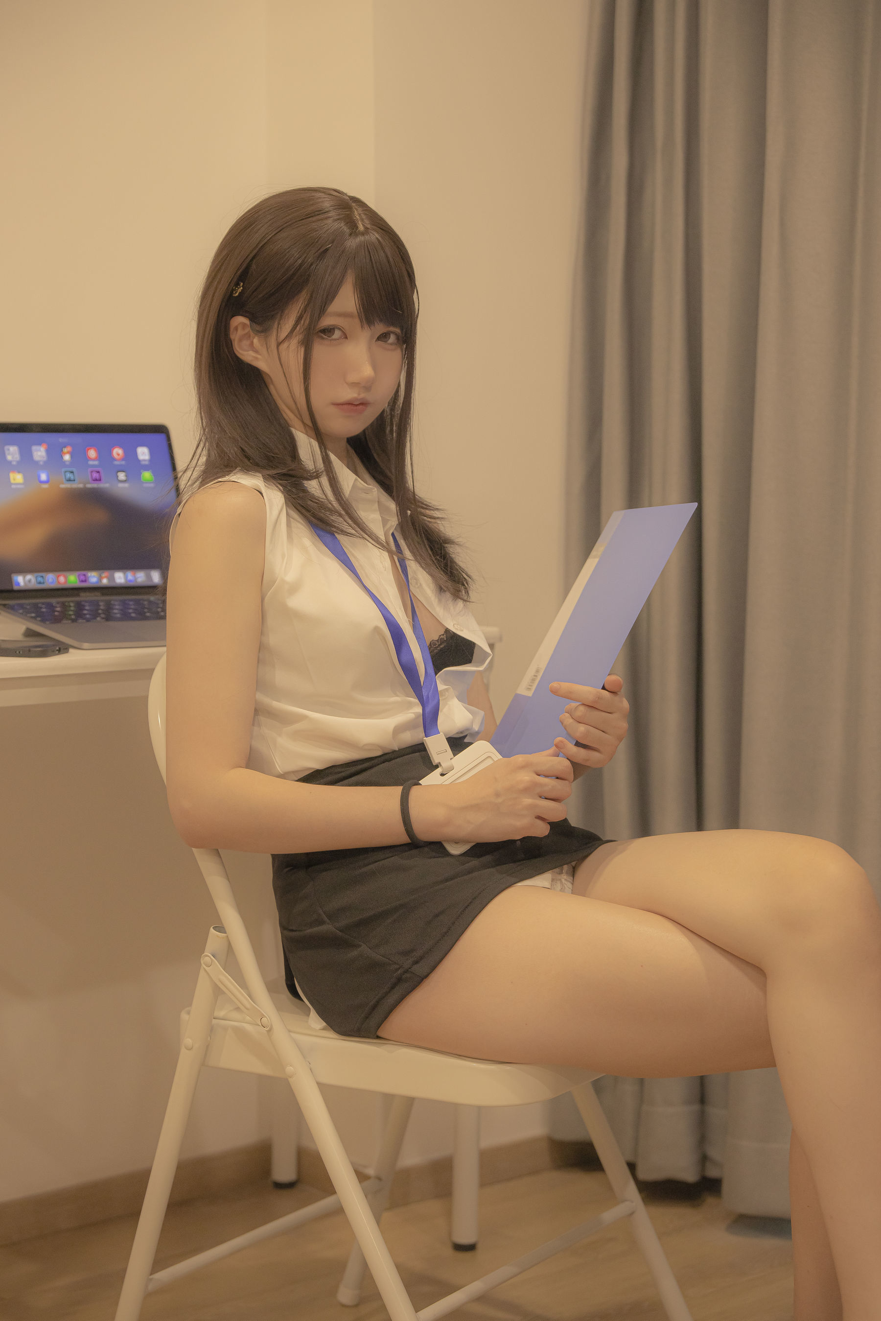 Welfare Cosplay] NAGISA Monster Meow [Fantia] - OL Short Skirt
