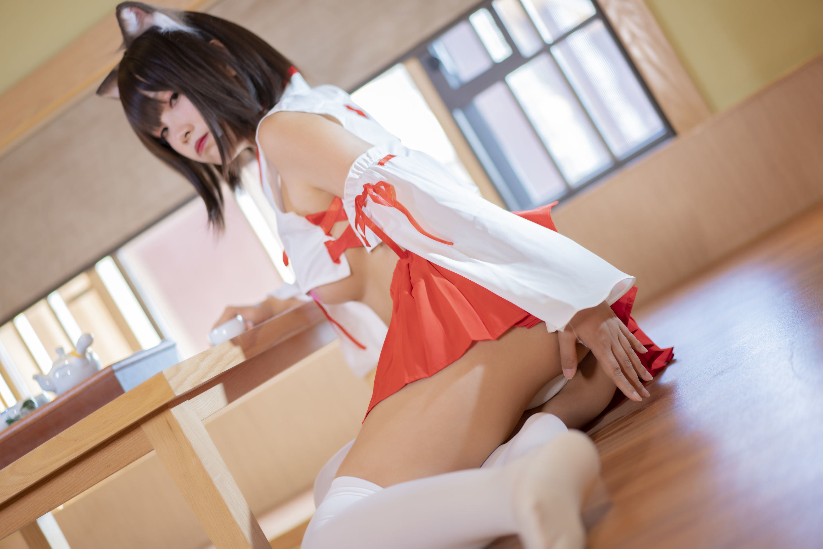 Cosplay Phúc lợi] Neko-Vivi - Miko
