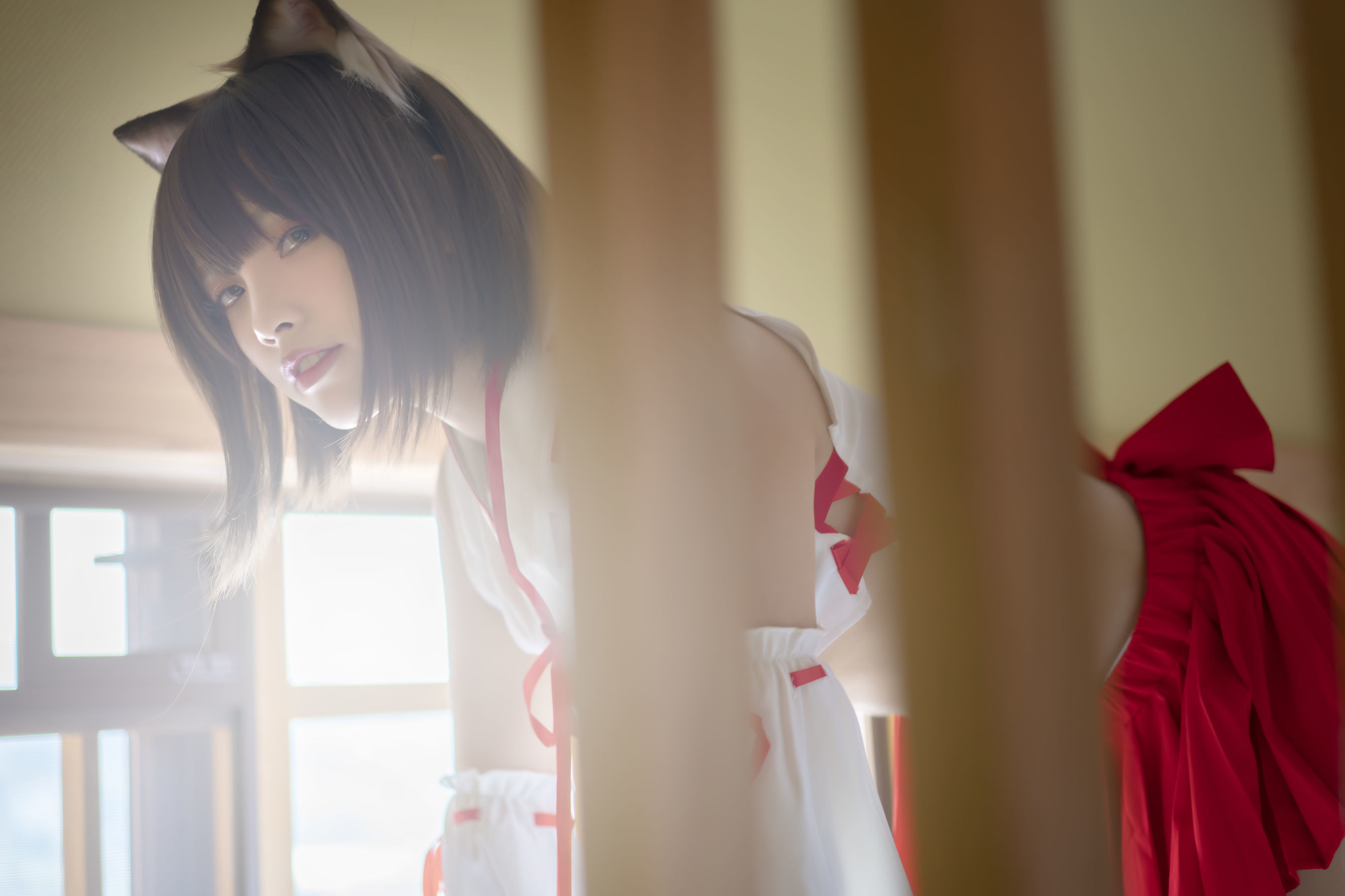 Cosplay Phúc lợi] Neko-Vivi - Miko