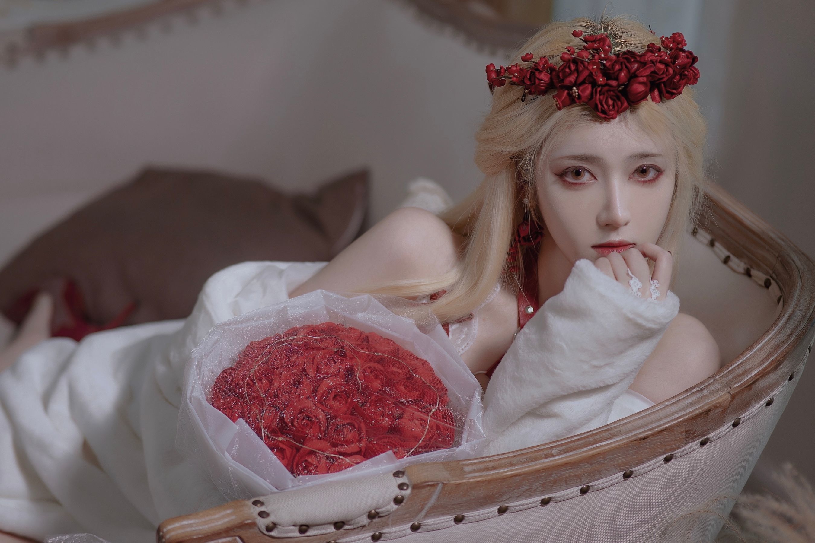 [Welfare COS] Anime blogger Momoko Nantao - Rose