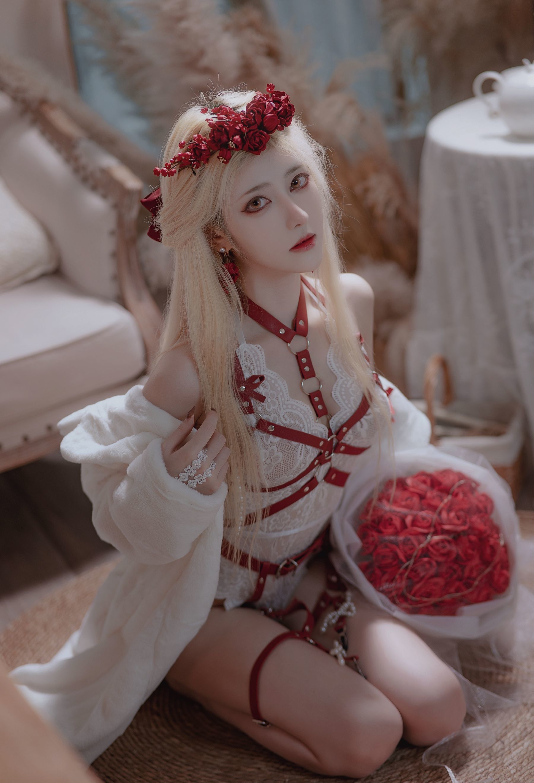 [Welfare COS] Anime blogger Momoko Nantao - Rose
