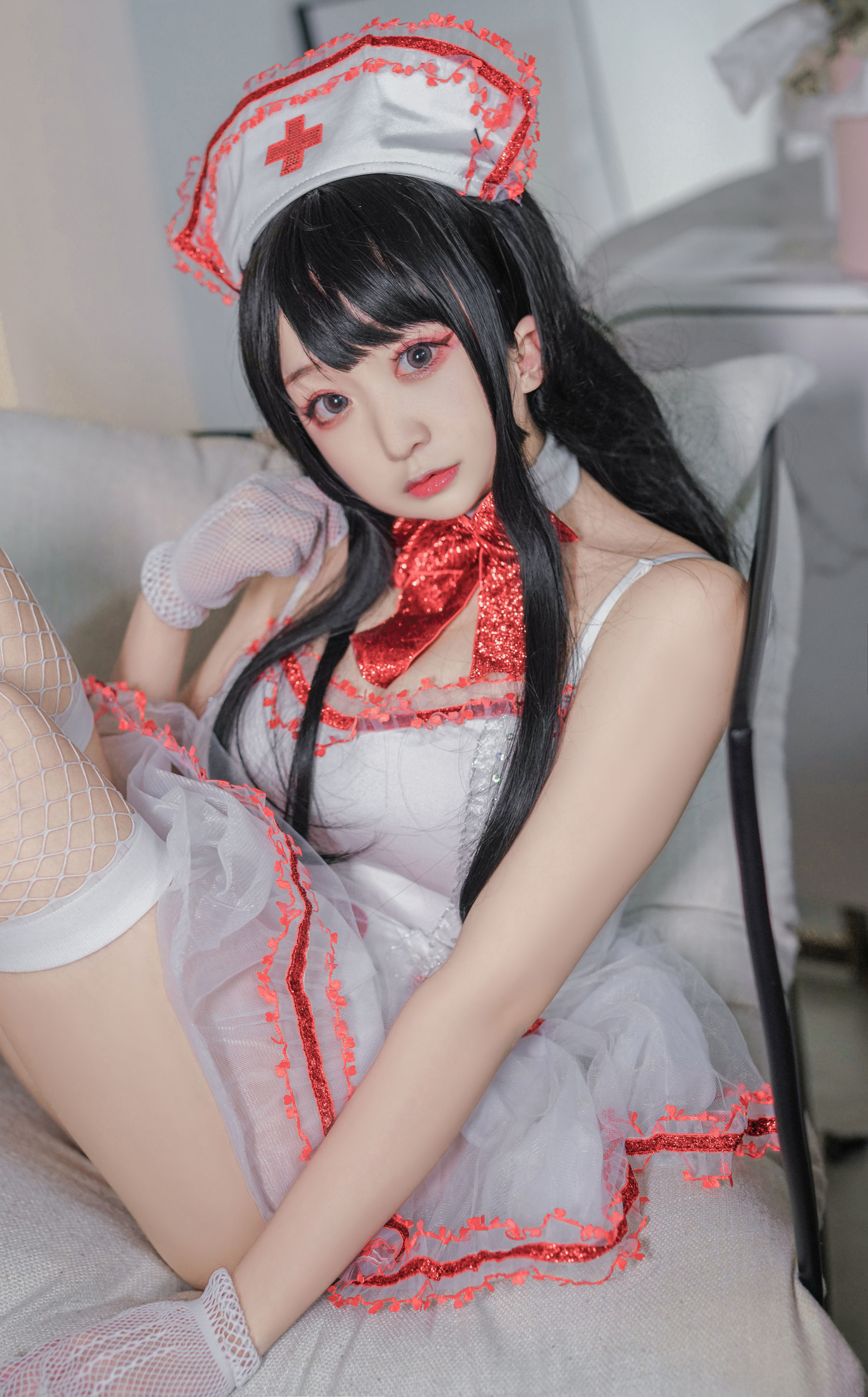 Cosplay Phúc lợi] Blogger Anime Enoda Naoyuki - Y tá Ren
