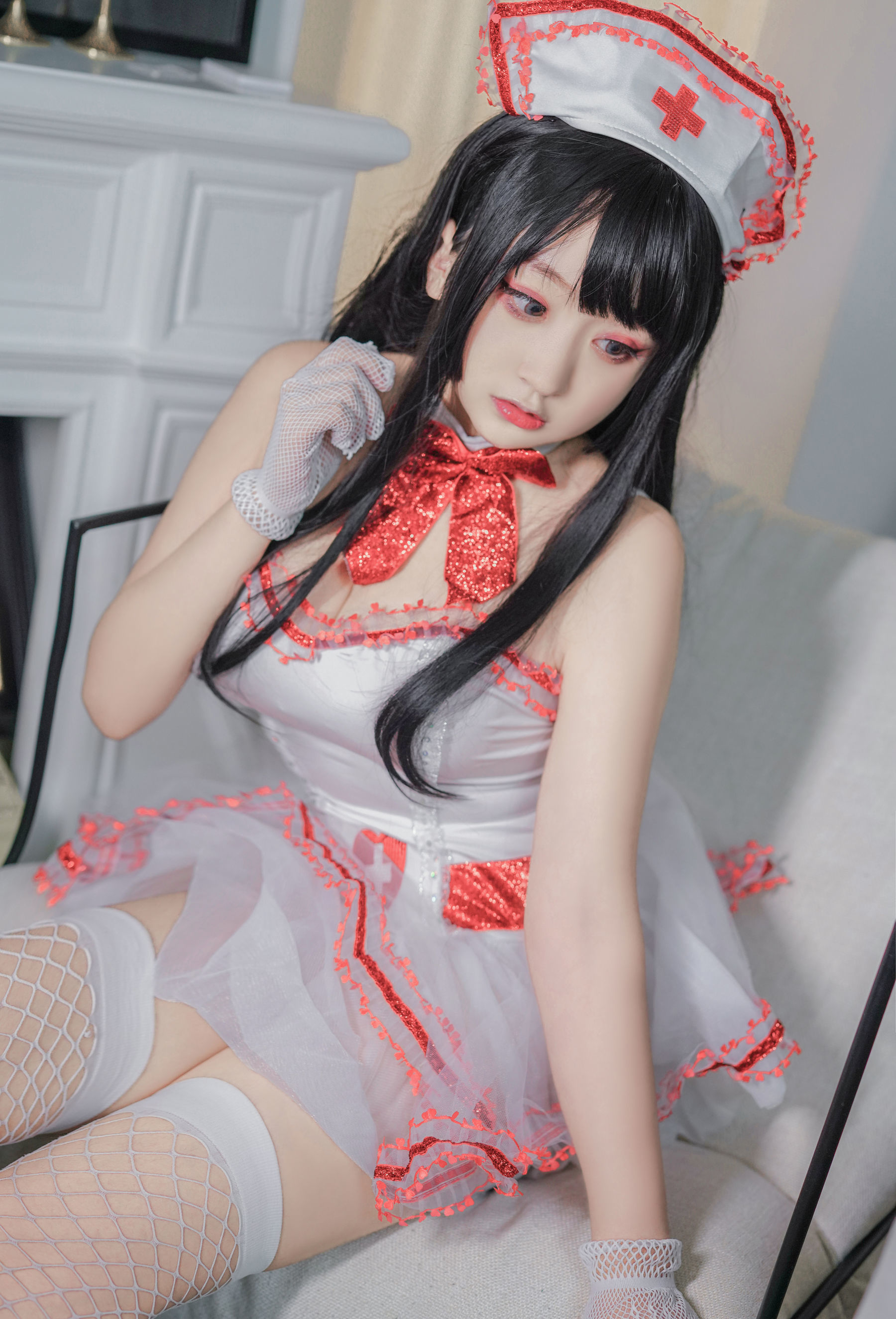 Cosplay Phúc lợi] Blogger Anime Enoda Naoyuki - Y tá Ren