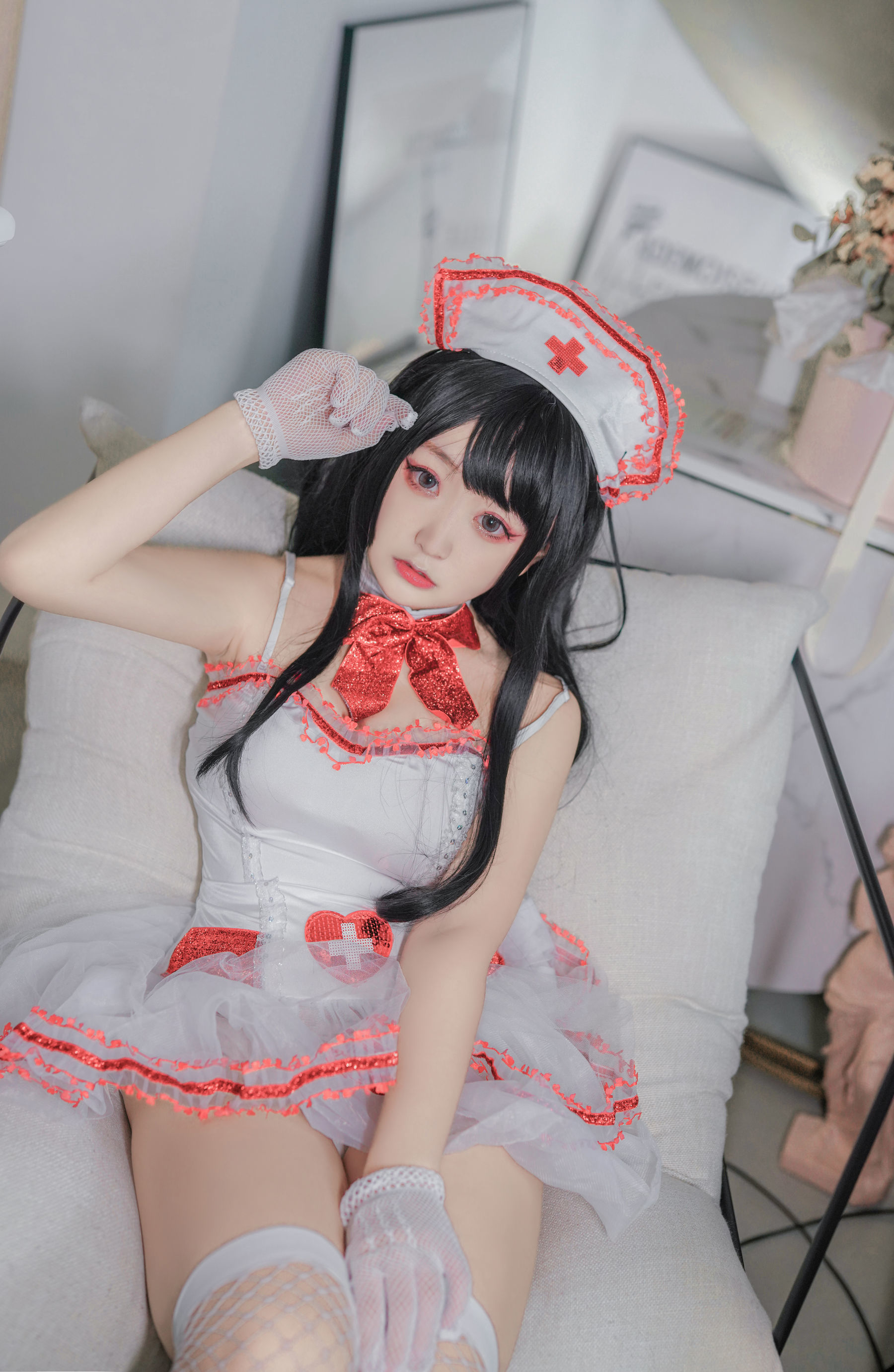 Cosplay Phúc lợi] Blogger Anime Enoda Naoyuki - Y tá Ren