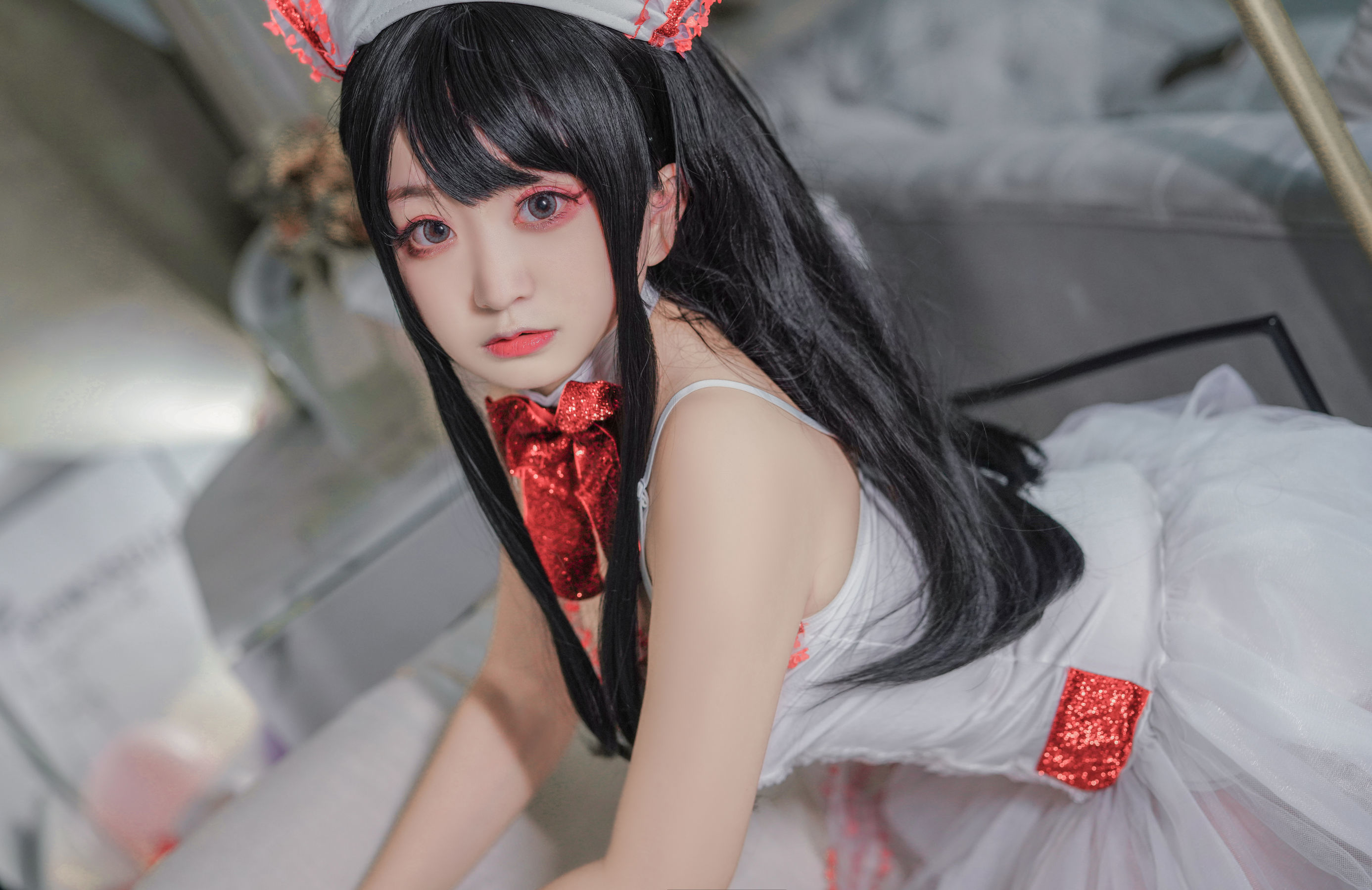 Welfare COS] Anime Blogger Noda Naoyuki - Lace Nurse