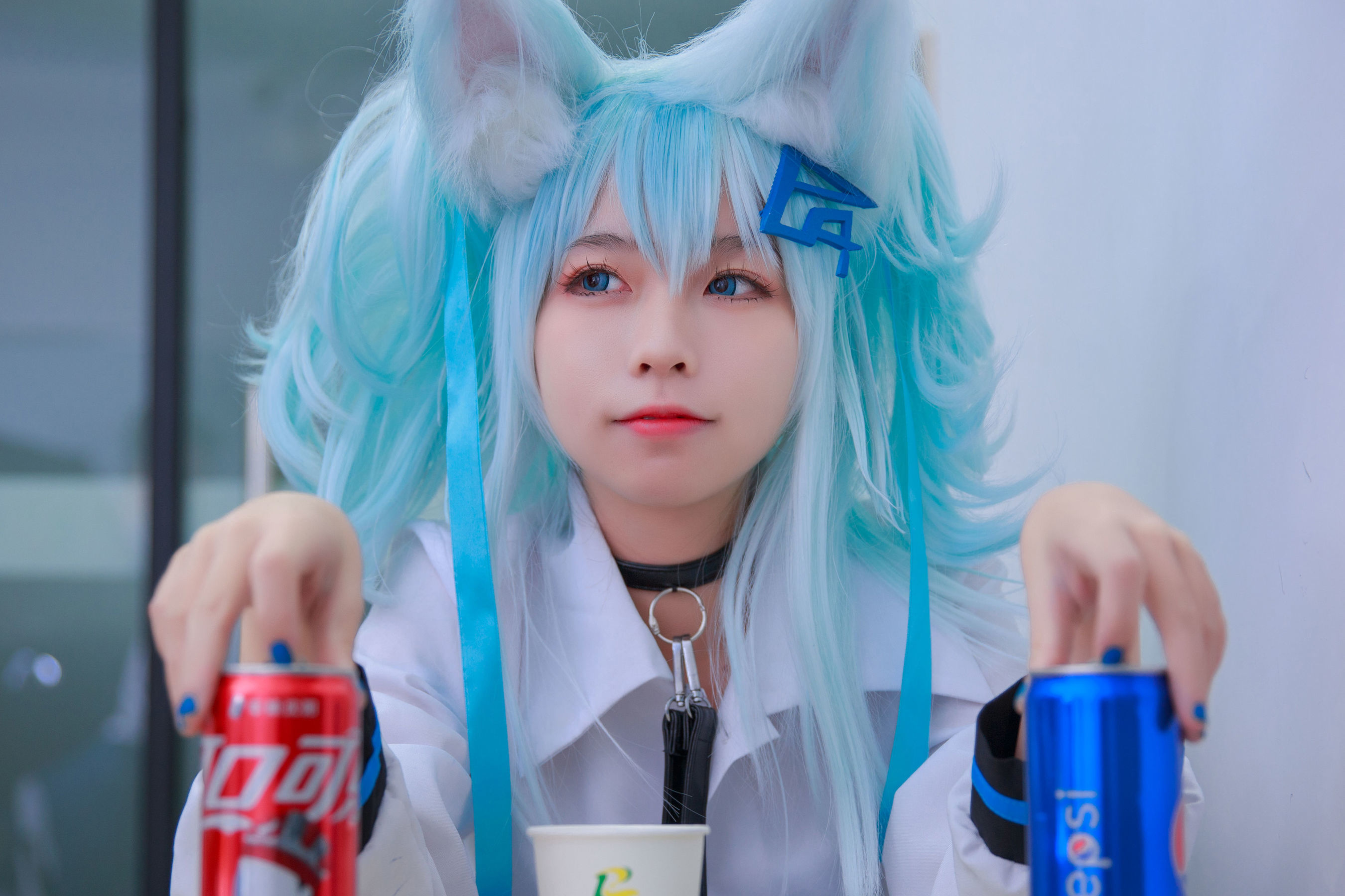 福利COS] 動漫博主G44不會受傷 - 少女前線 PA15校服