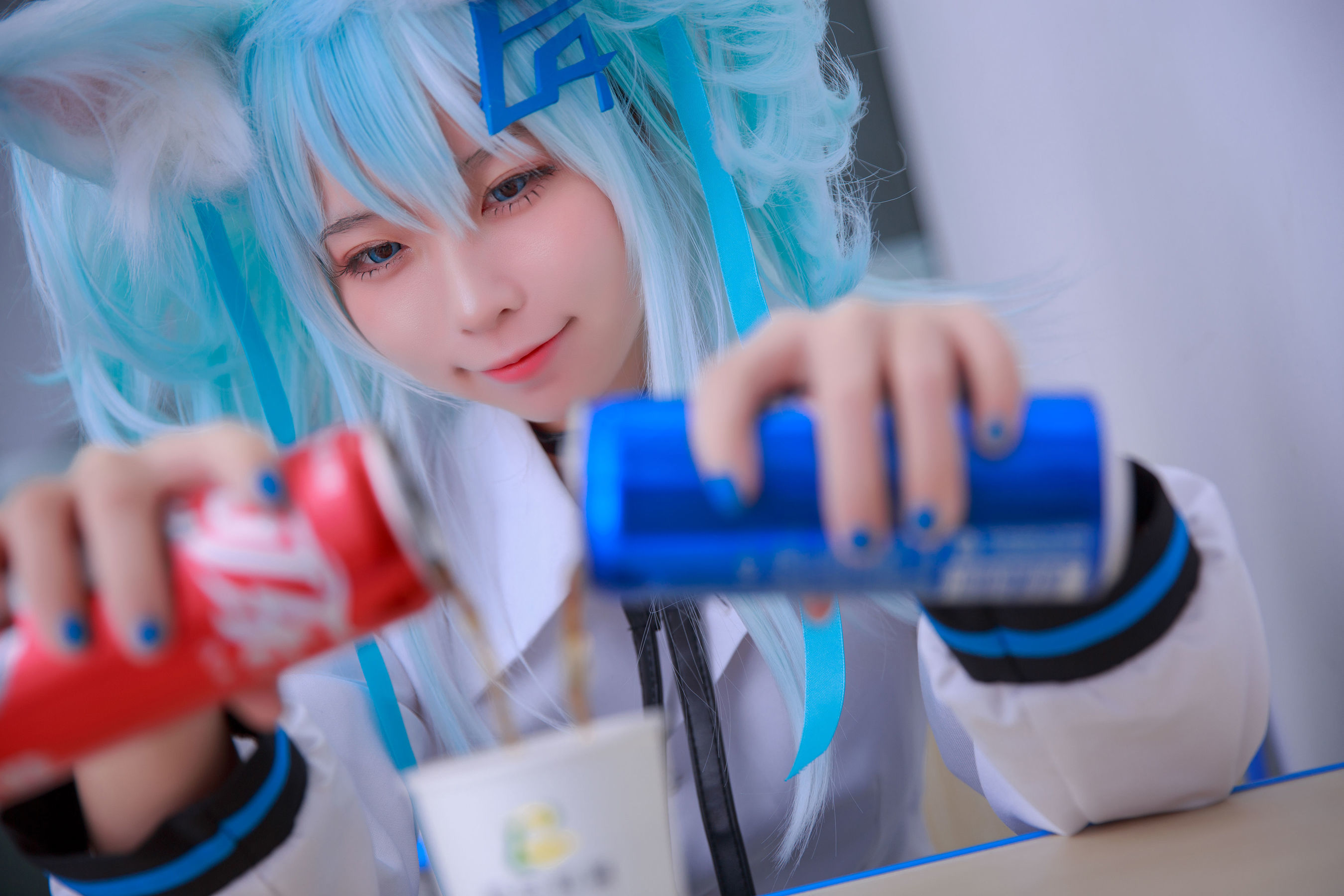 福利COS] 動漫博主G44不會受傷 - 少女前線 PA15校服