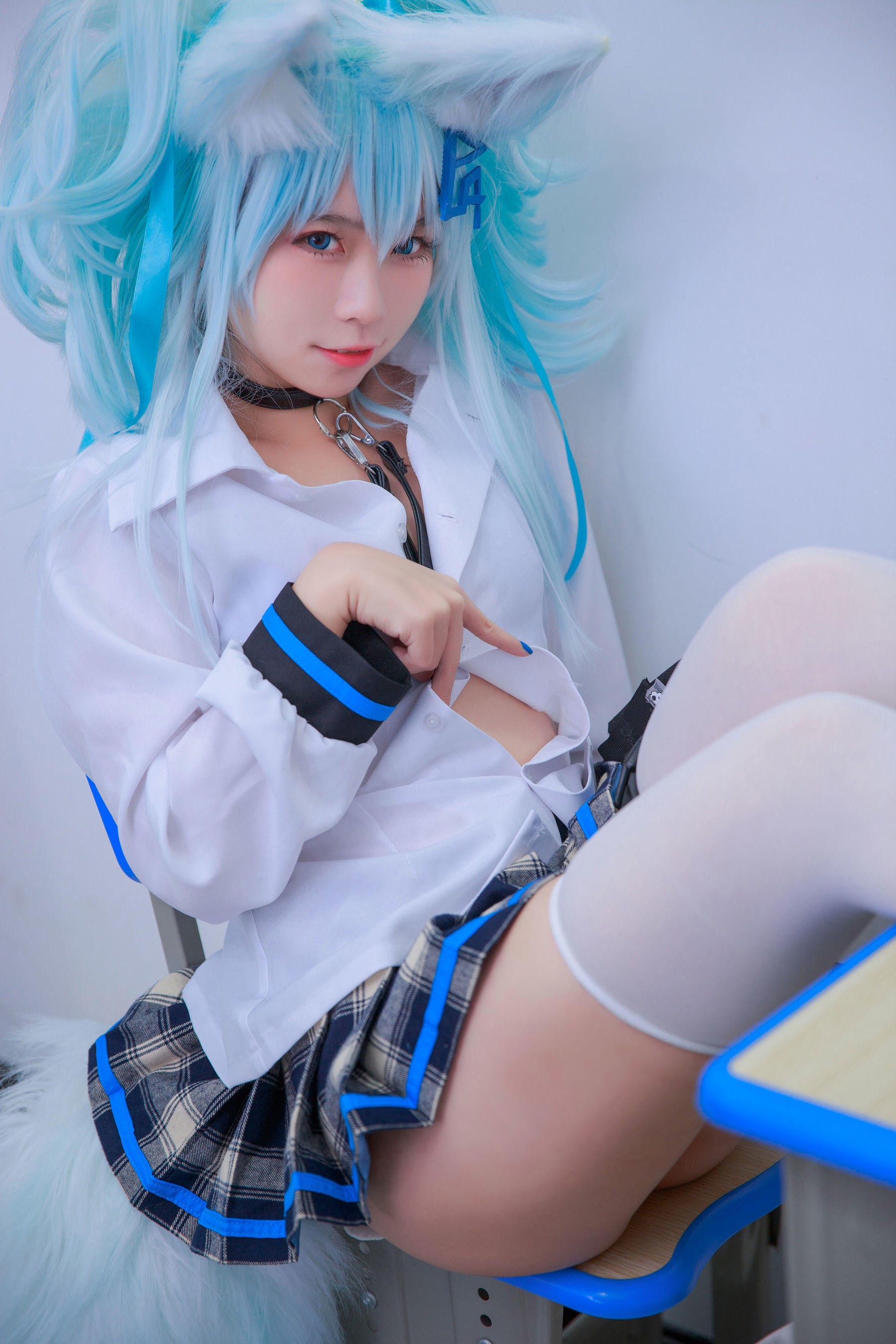 福利COS] 動漫博主G44不會受傷 - 少女前線 PA15校服