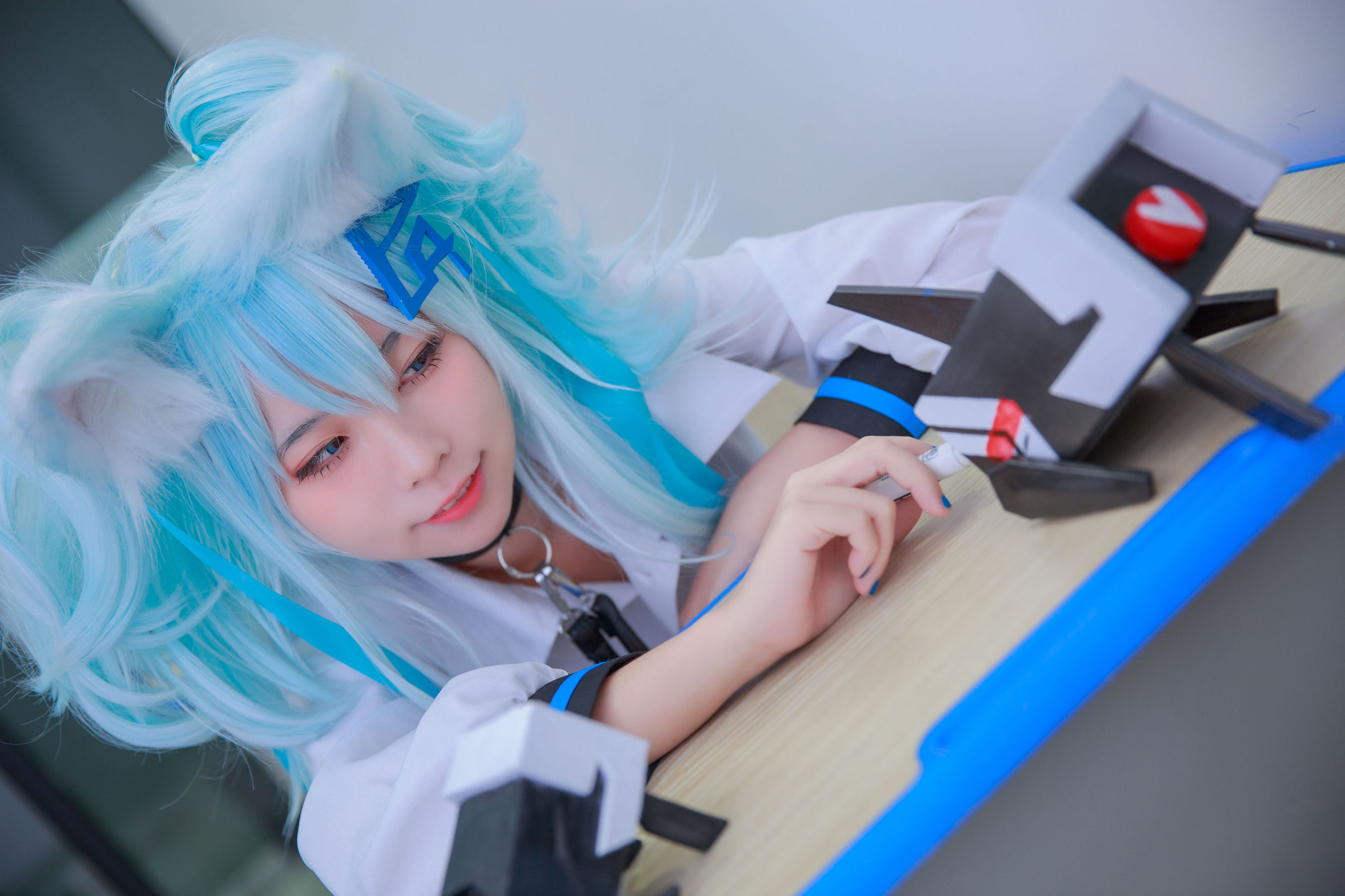 福利COS] 動漫博主G44不會受傷 - 少女前線 PA15校服