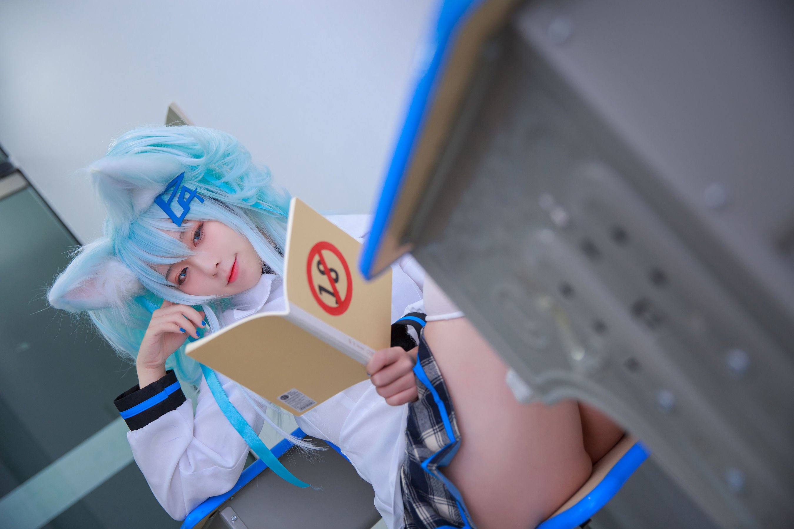 福利COS] 動漫博主G44不會受傷 - 少女前線 PA15校服