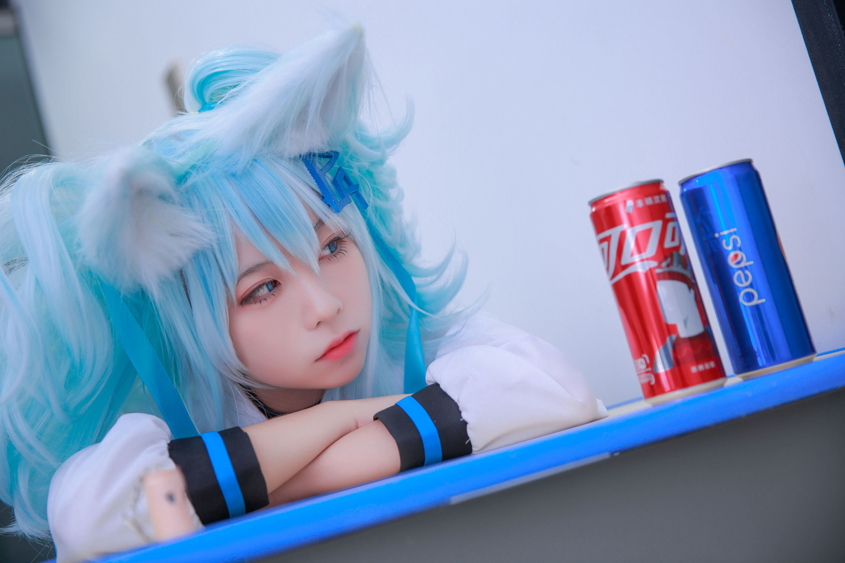 Fan Service Cosplay] Anime Blogger G44 Will Not Be Injured - Girls' Frontline PA15 School Uniform