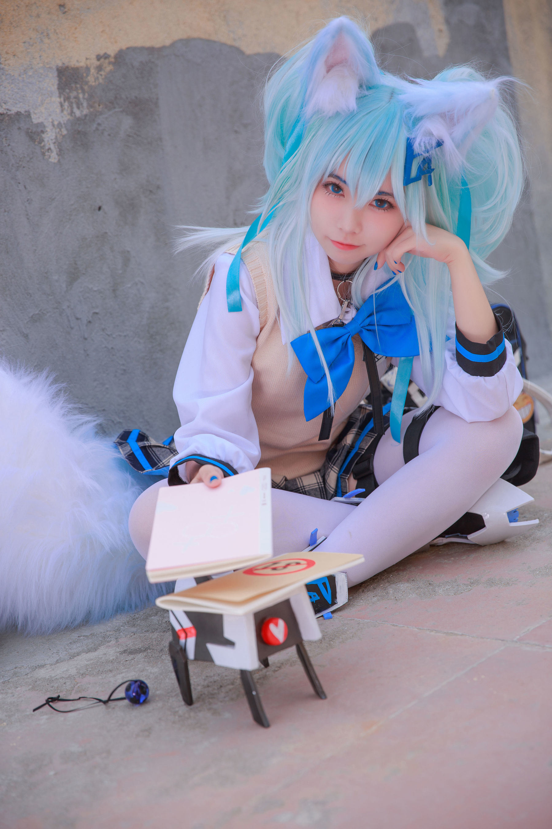 Welfare COS] Blogger Anime G44 Sẽ Không Bị Thương - Girls' Frontline PA15 Trang phục học sinh