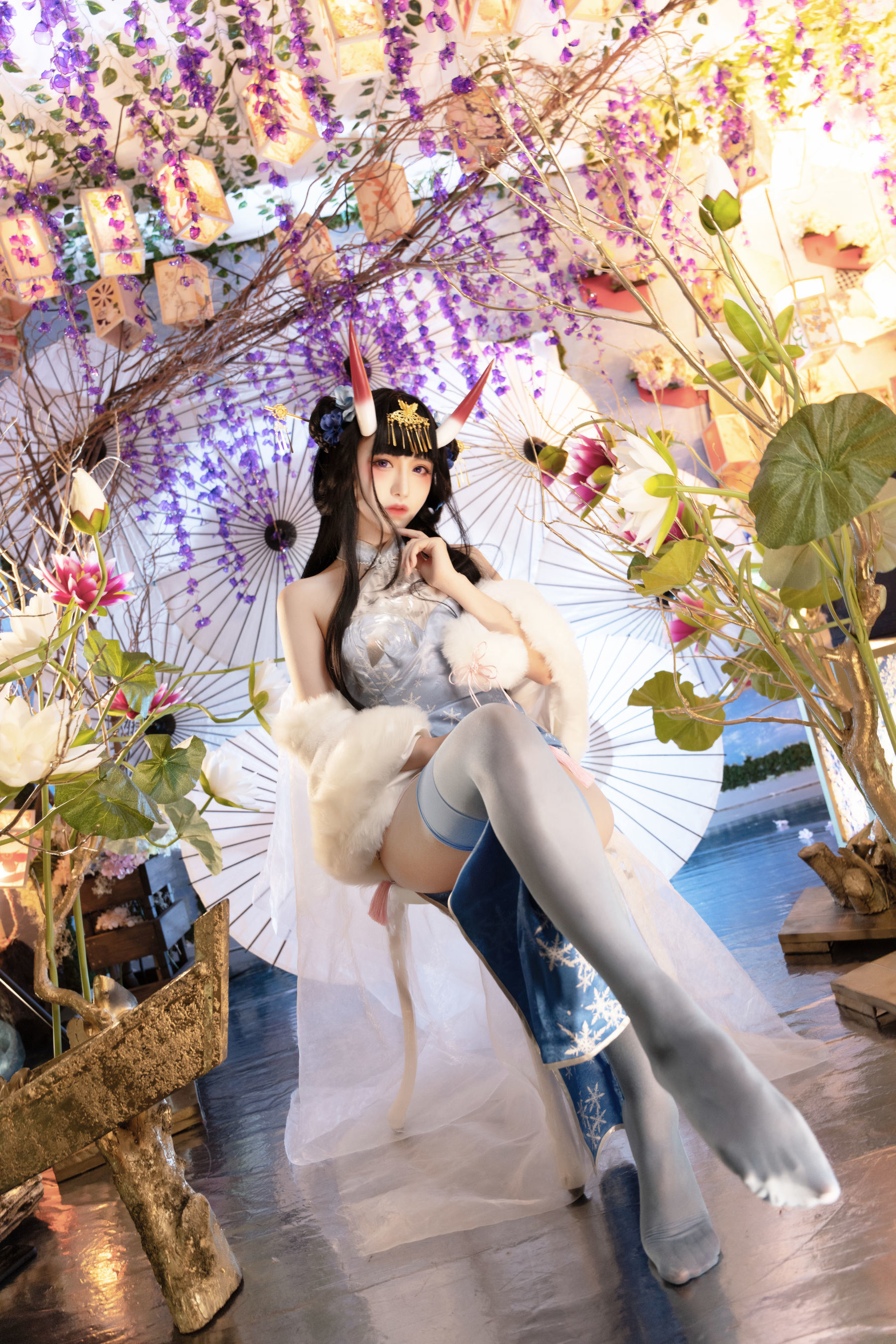 福利COS] Shika小鹿鹿 - 能代旗袍