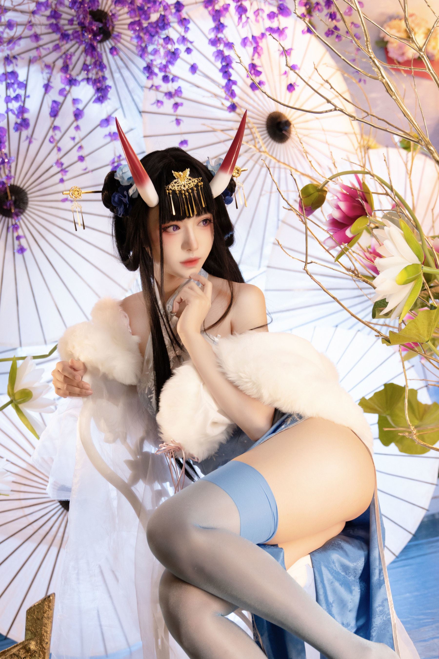福利COS] Shika小鹿鹿 - 能代旗袍