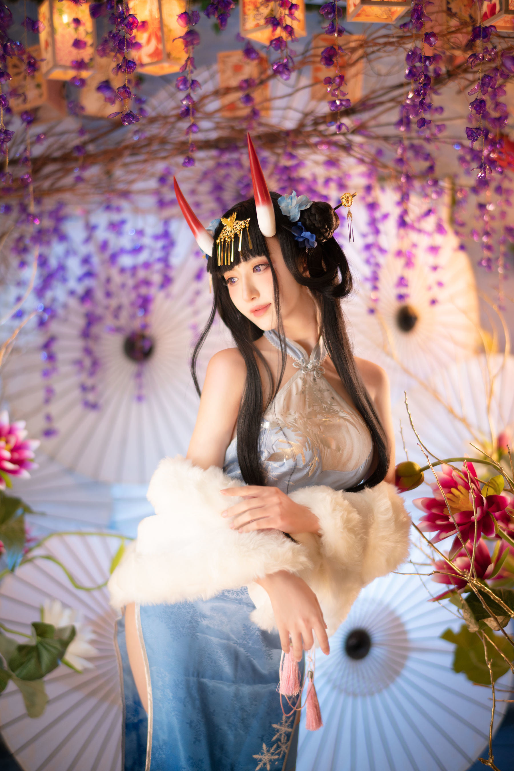 福利COS] Shika小鹿鹿 - 能代旗袍