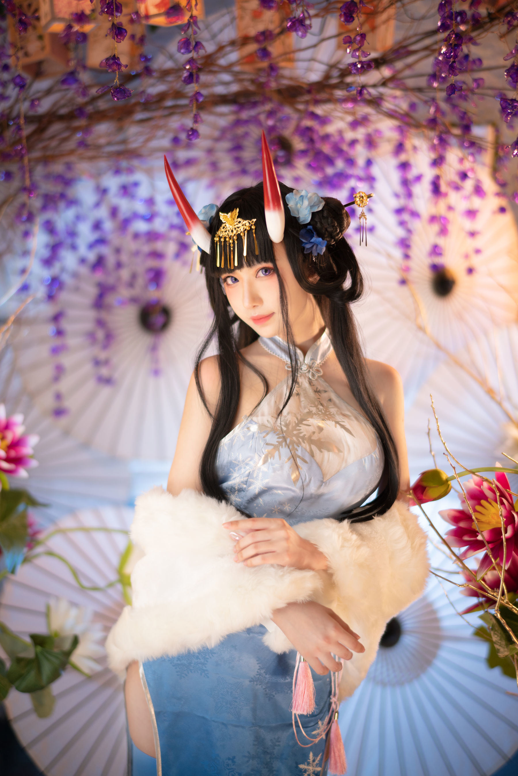 福利COS] Shika小鹿鹿 - 能代旗袍