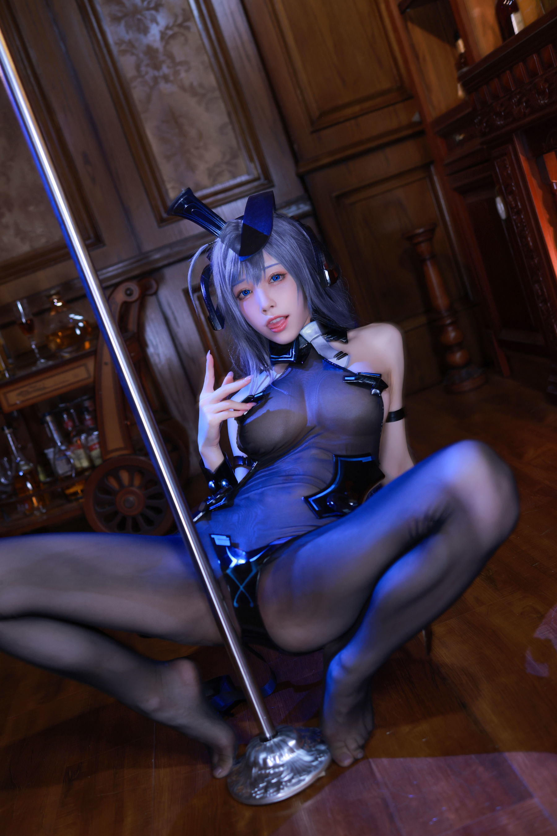 Welfare Cosplay] Anime Blogger Shuimiao Aqua - Azur Lane New Jersey