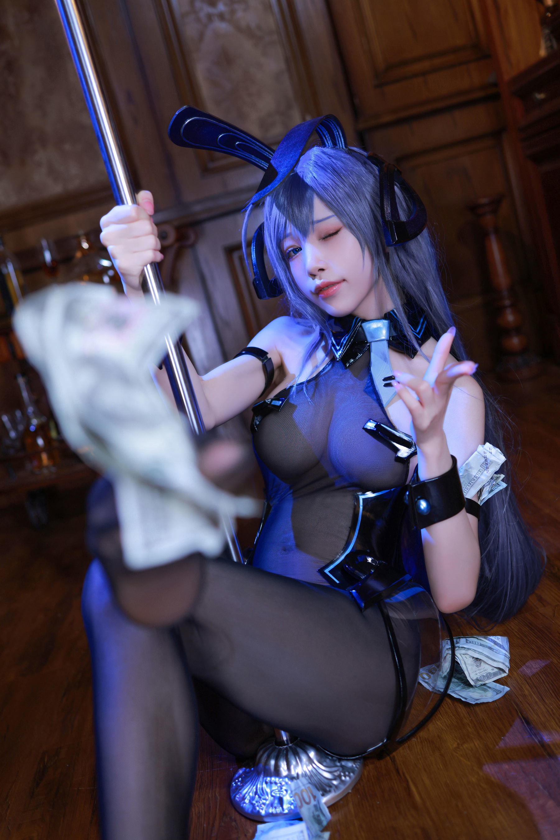 Welfare Cosplay] Anime Blogger Shuimiao Aqua - Azur Lane New Jersey