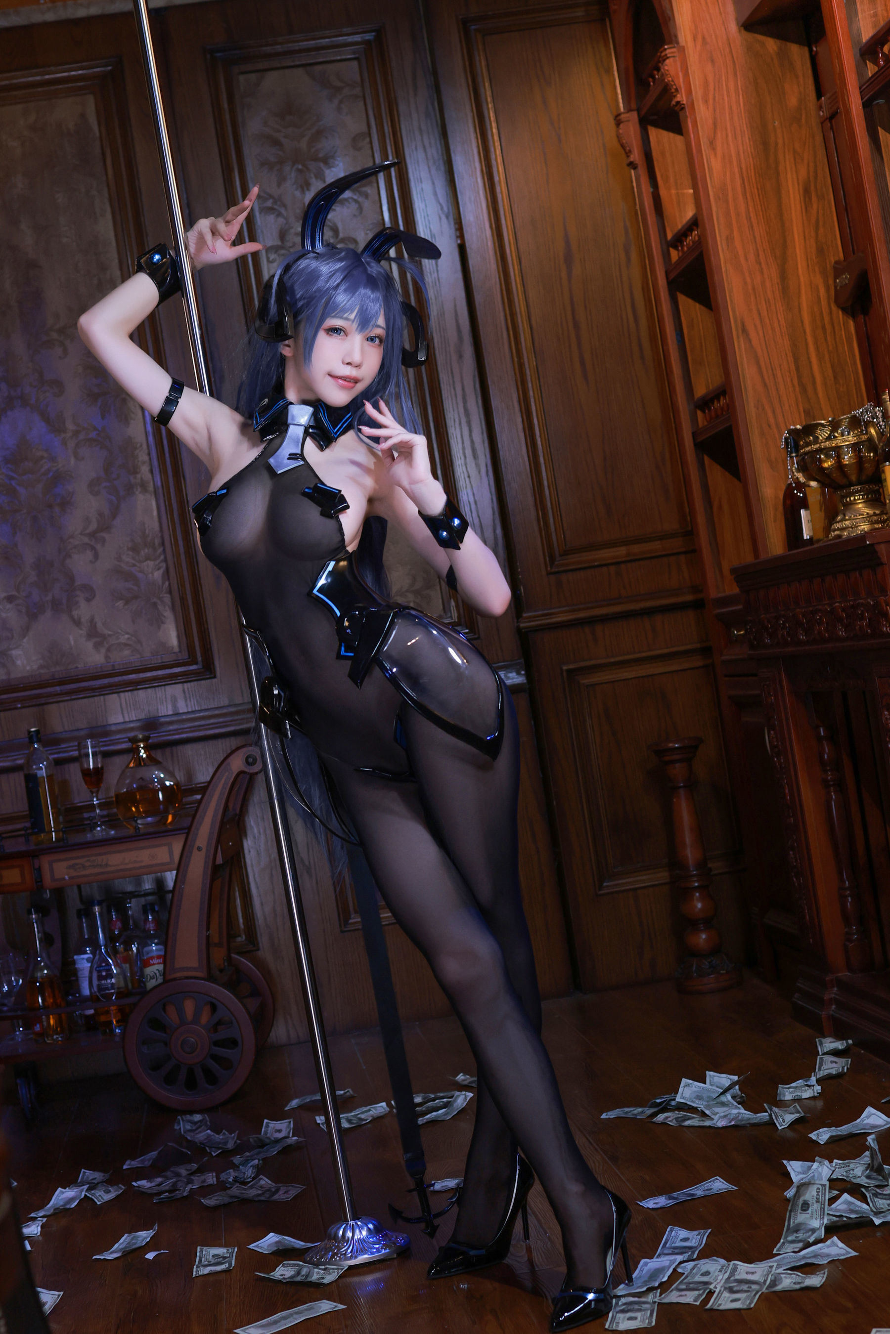 Welfare Cosplay] Anime Blogger Shuimiao Aqua - Azur Lane New Jersey