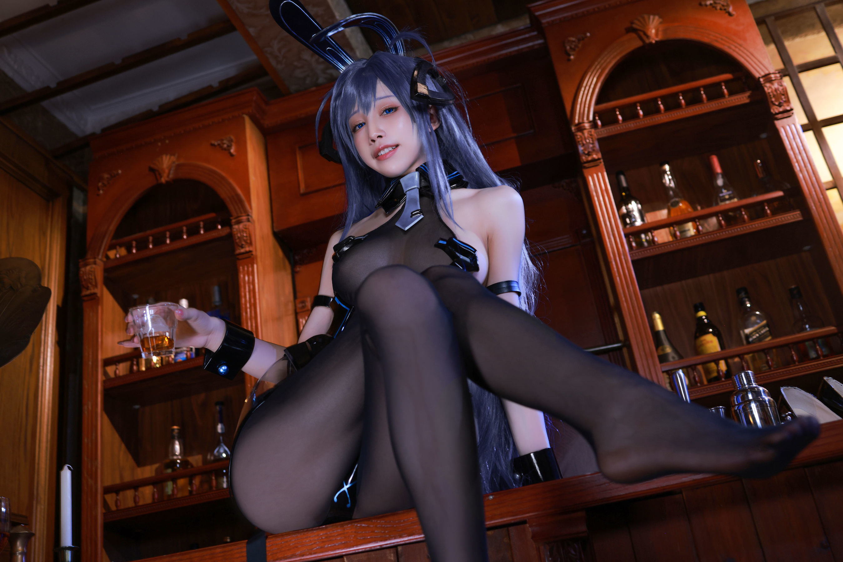Welfare Cosplay] Anime Blogger Shuimiao Aqua - Azur Lane New Jersey