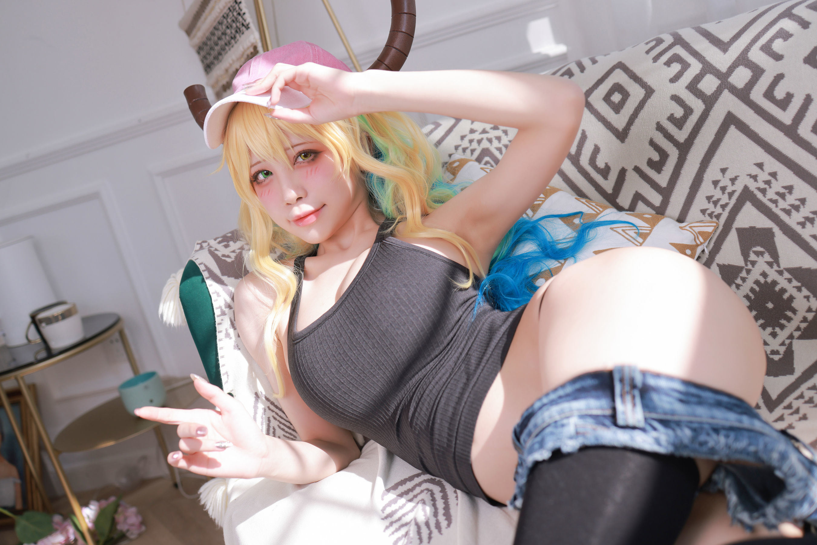 Welfare COS] Anime Blogger Shui Miao aqua - Lukoya