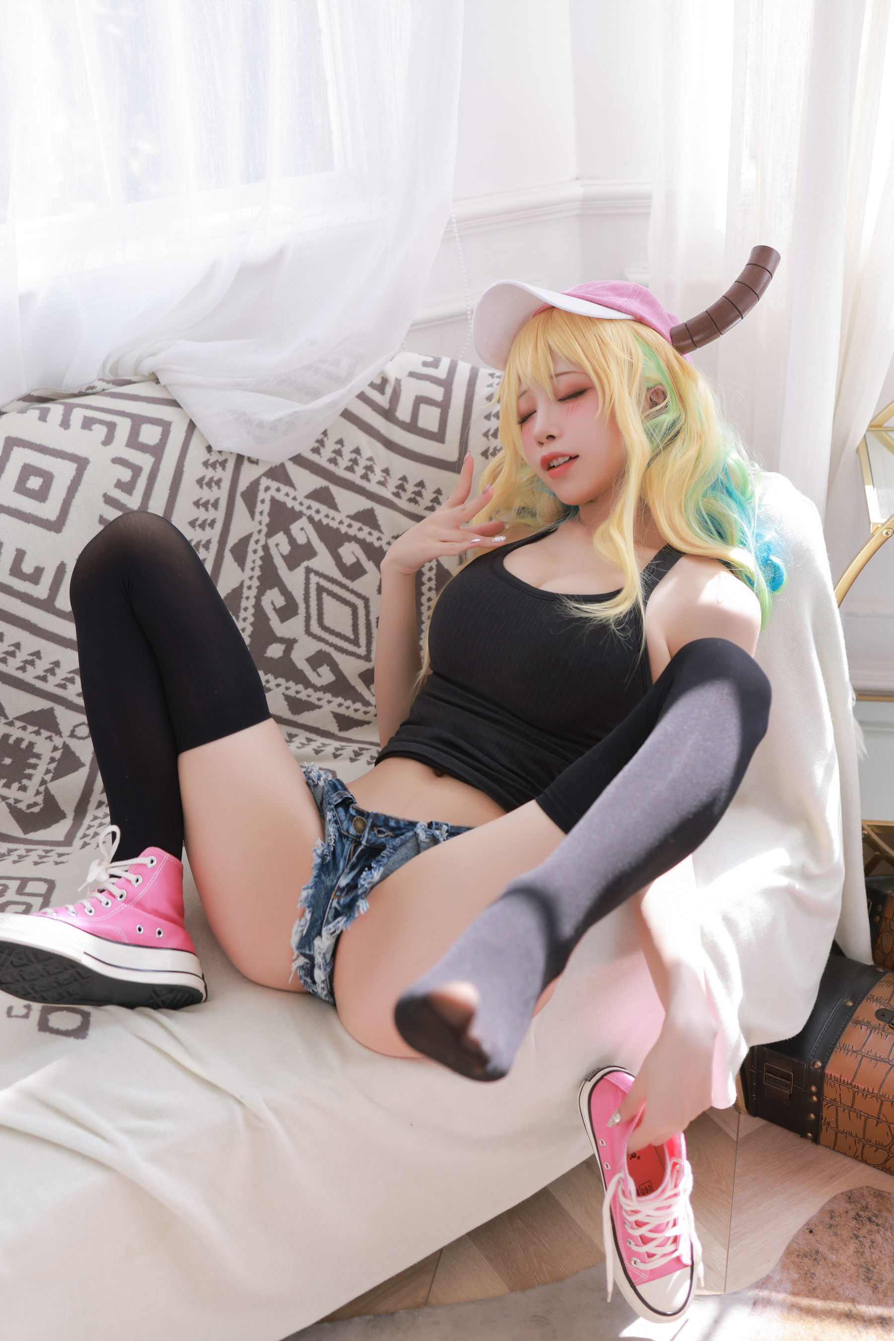 Welfare COS] Anime Blogger Shui Miao aqua - Lukoya