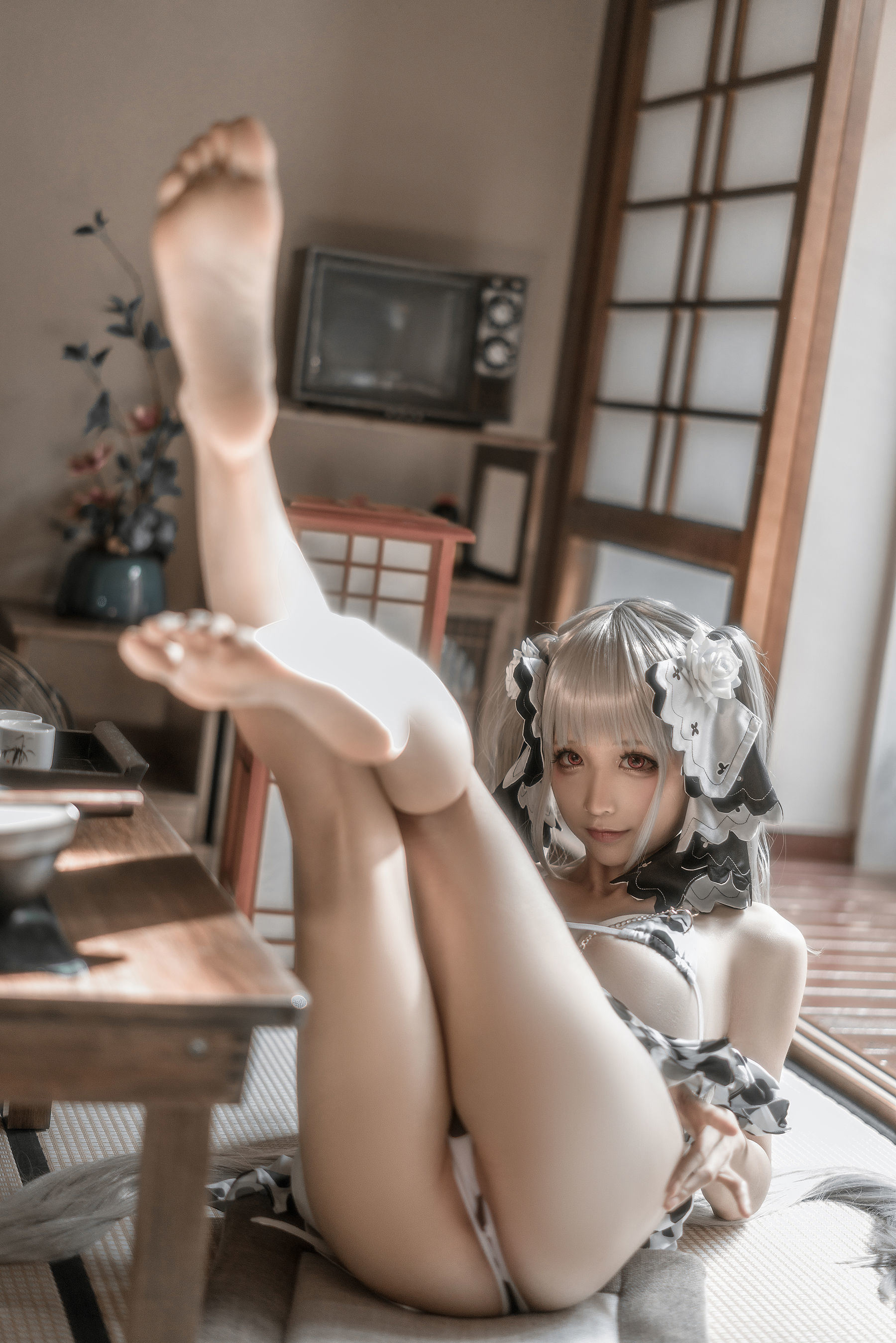 Phúc lợi COS] Blogger anime Chun Mo Mo - Áo cưới dễ thương phiên bản quý ông